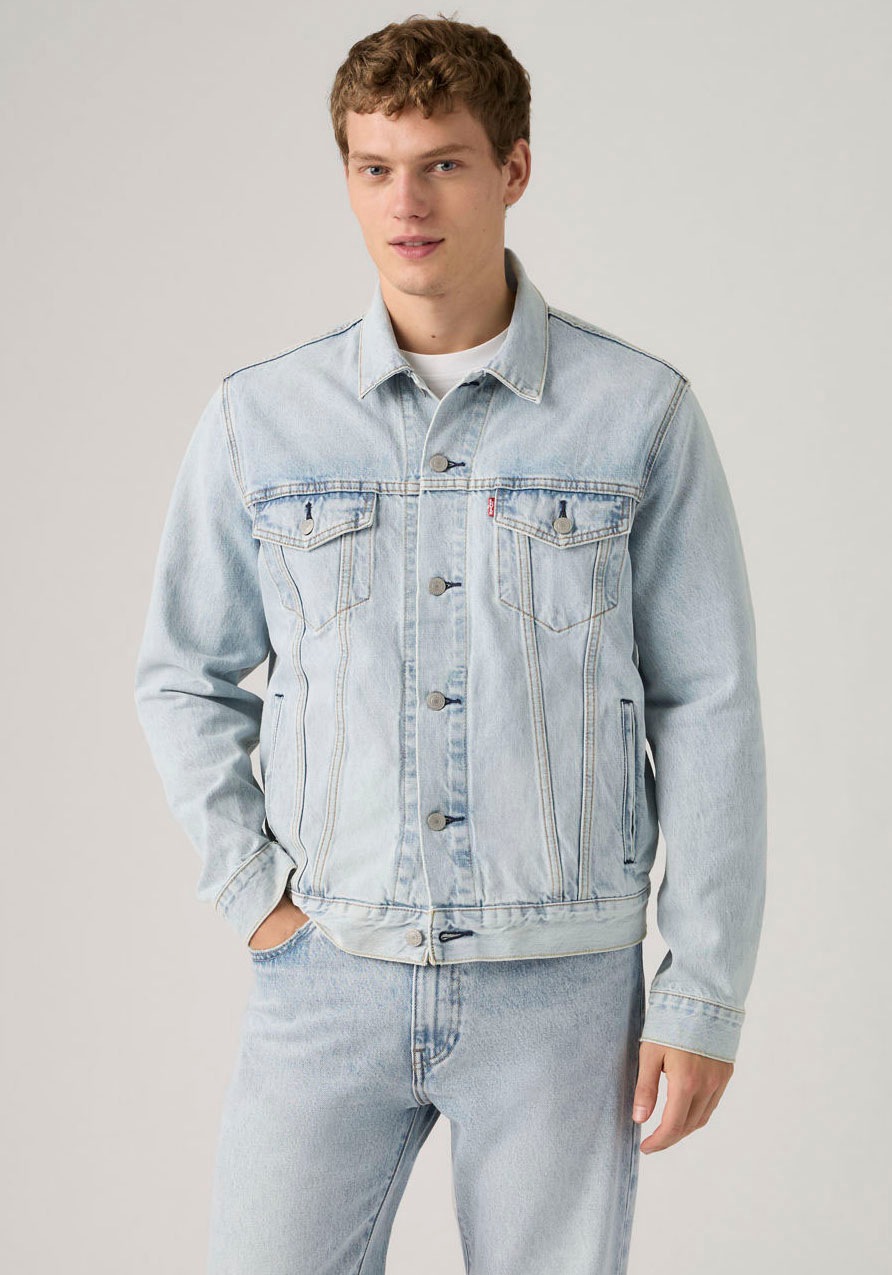 Levis "VINTAGE FIT TRUCKER JKT" ohne Kapuze mit Knopfleiste günstig online kaufen
