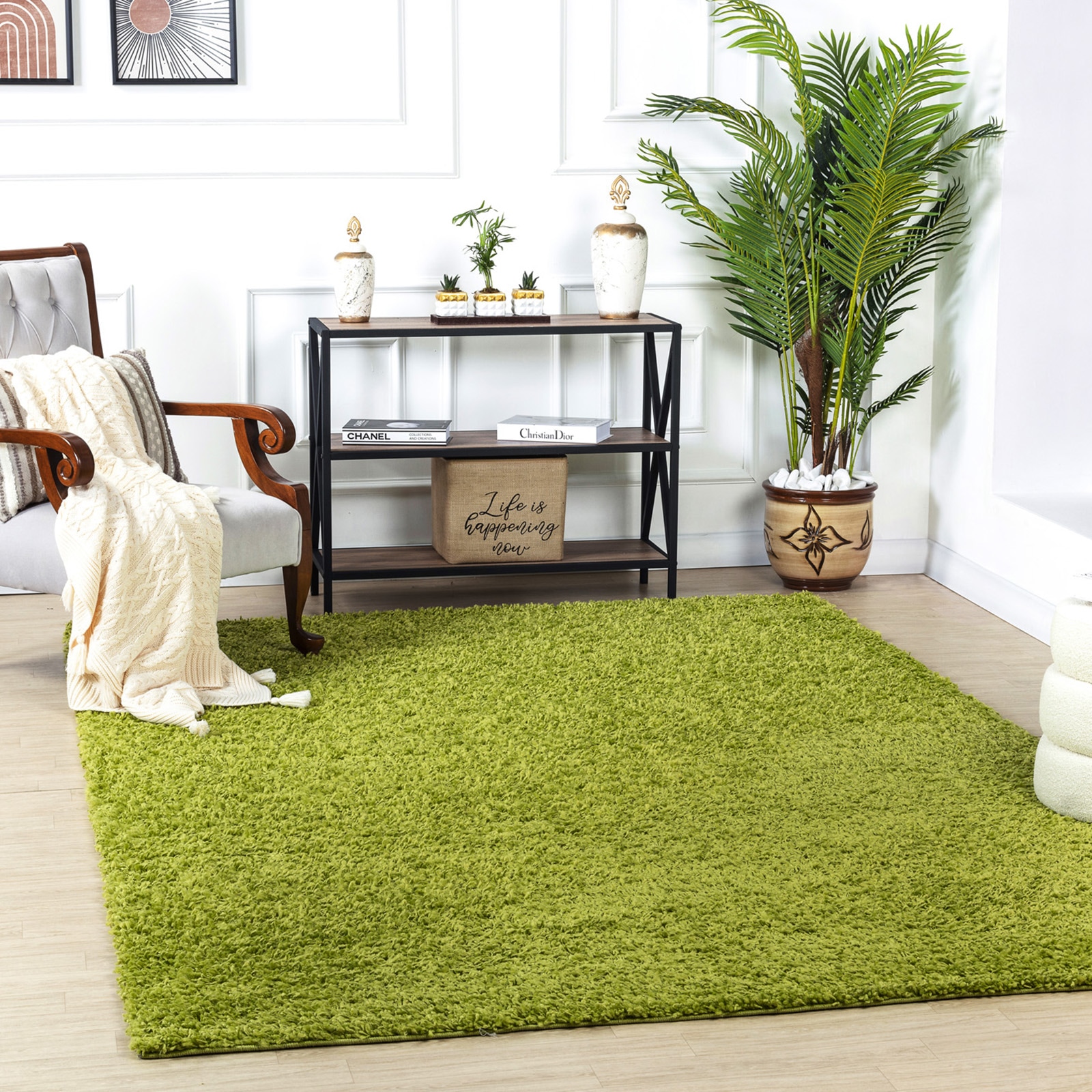 Livabliss Hochflor-Teppich "BORACAY" rechteckig 37 mm Höhe Flauschig, Langf günstig online kaufen