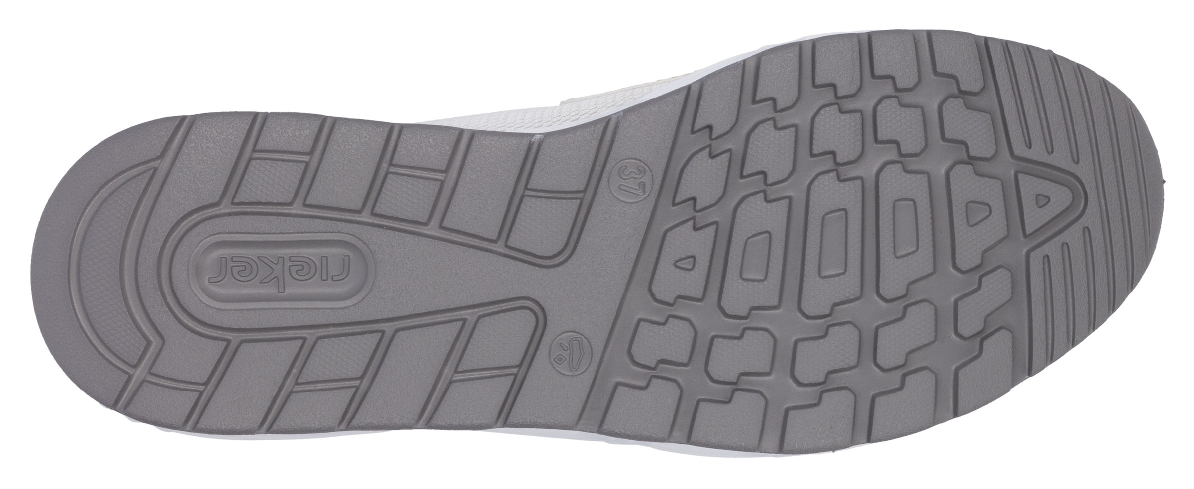 RIEKER Sport Keilsneaker, Halbschuh, Schnürschuh, Freizeitsneaker mit gepolstertem Schaftrand