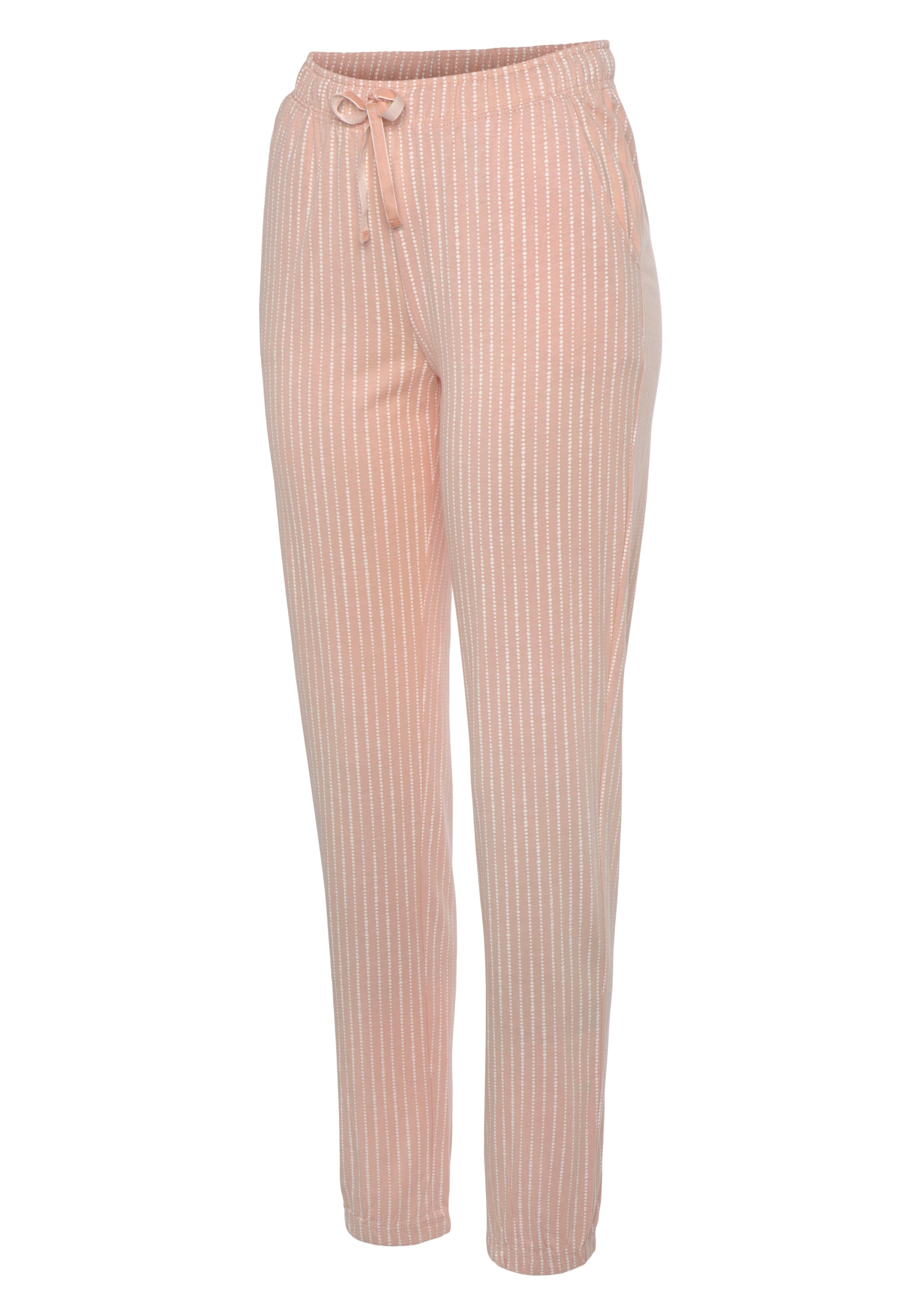 Vivance Dreams Pyjamahose, mit Samtband am elastischen Tunnelzugbund