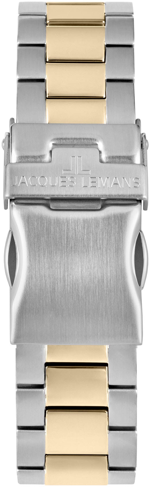 Jacques Lemans Chronograph »Barcelona«, Quarzuhr, Armbanduhr, Herrenuhr, Edelstahlarmband, Stoppfunktion, Tag