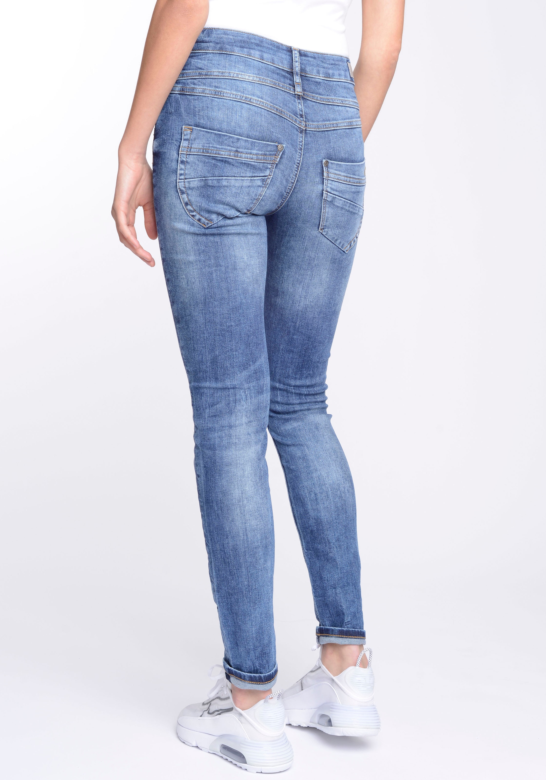 GANG Skinny-fit-Jeans »94MORA«, mit 3-Knopf-Verschluss Passe vorne | bestellen BAUR und für