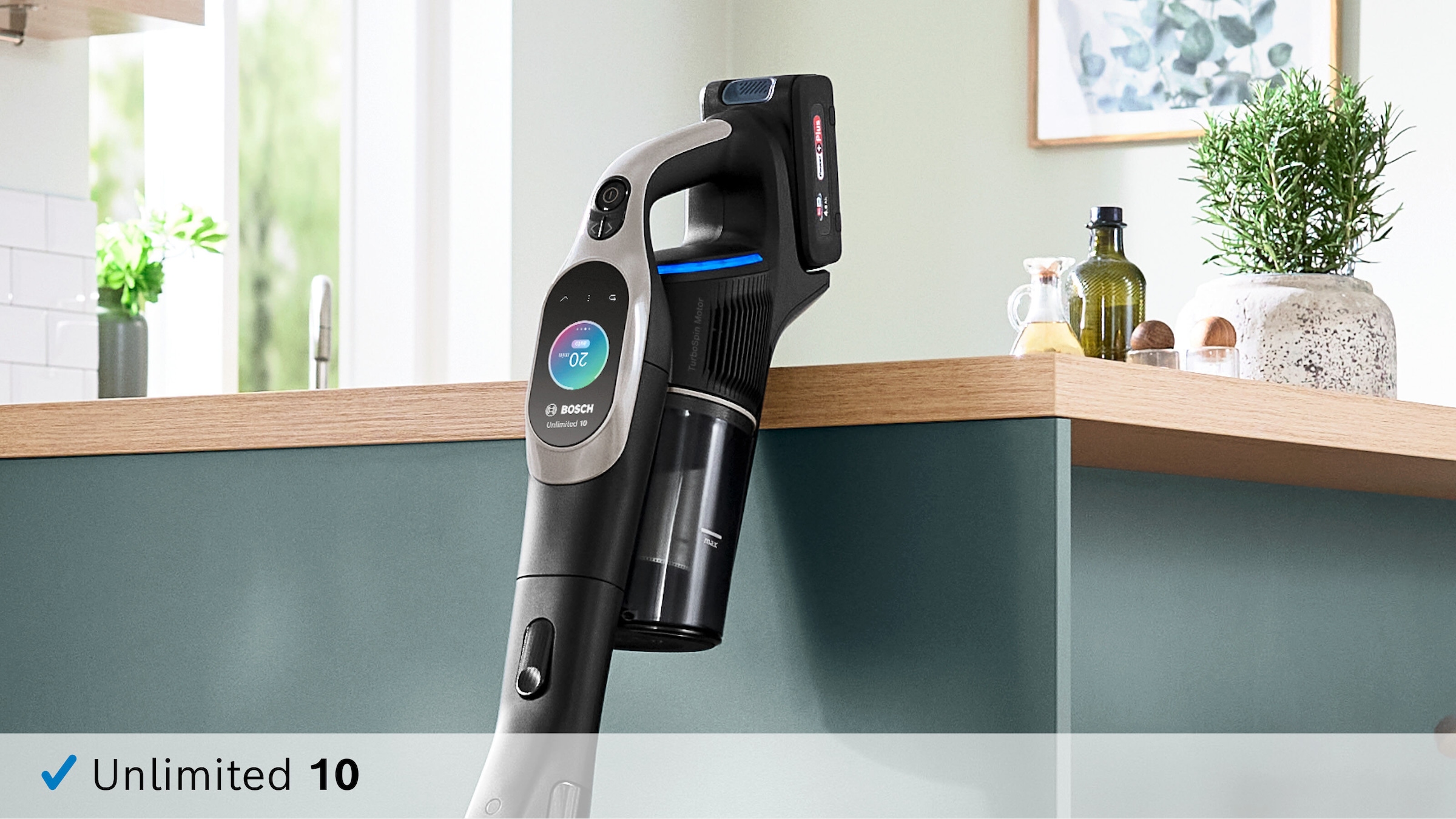 BOSCH Softdüse »Hartboden-Softdüse mit LED-Beleuchtung BHZUNGHF, sanfte Reinigung«, (Packung), ideal für Parkett und Fliesen, Original-Zubehör, schwarz