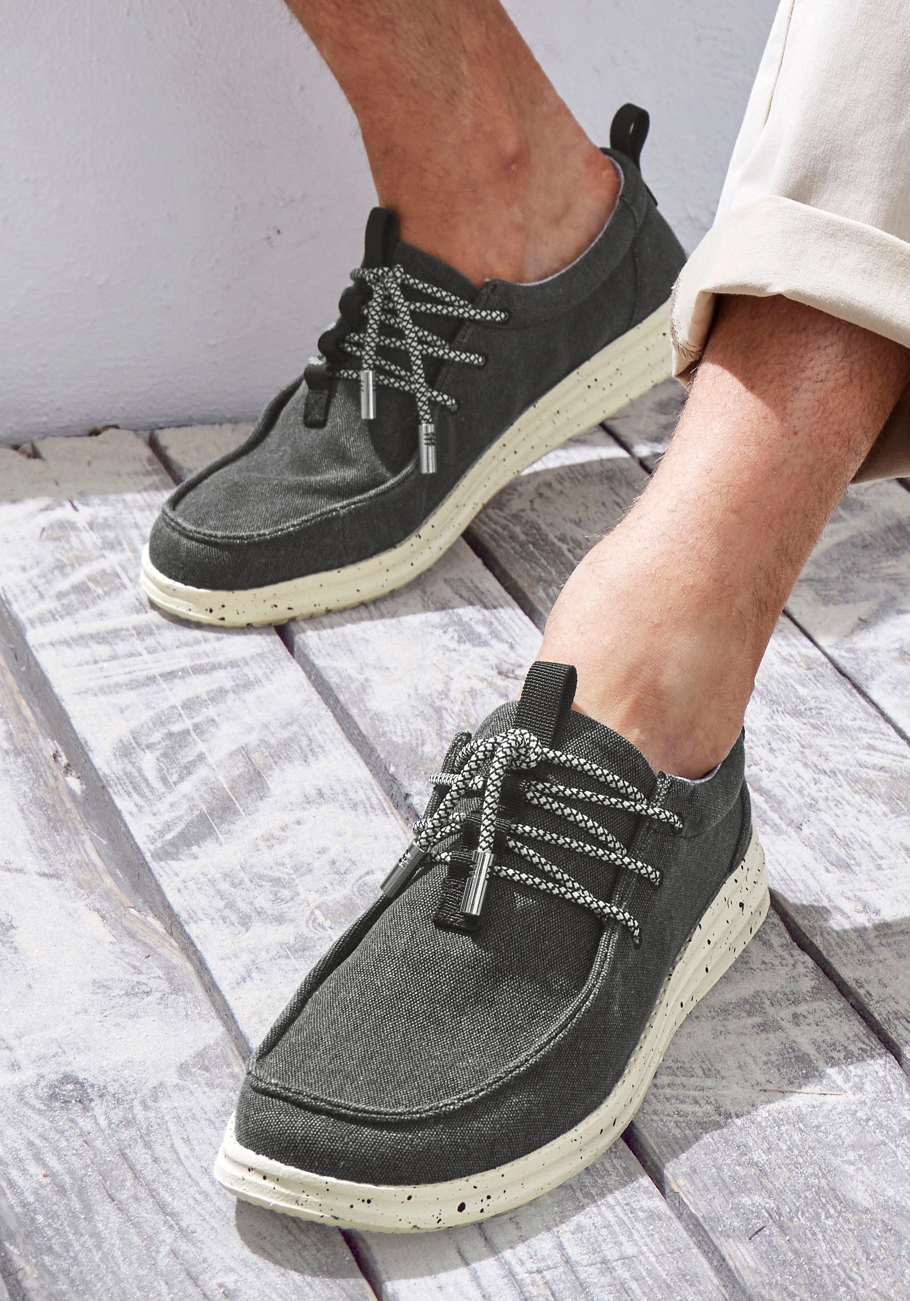 John Devin Sneaker "Slip-On-Sneaker" Sneaker, Freizeitschuh, Halbschuh, Sli günstig online kaufen