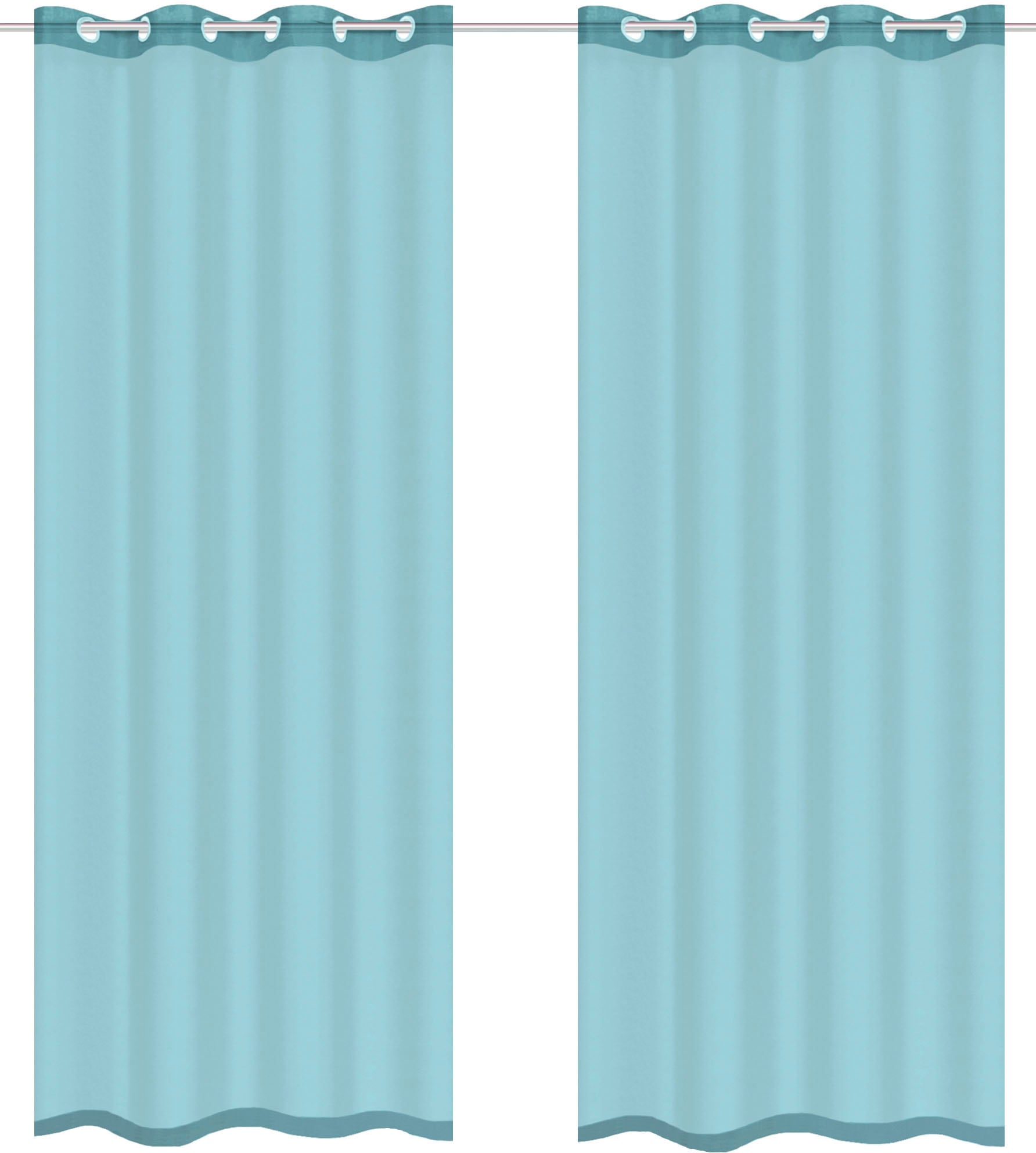 Home Basics Vorhang »DOLLY«, (2 St.), 2er Pack Ösenschal DOLLY