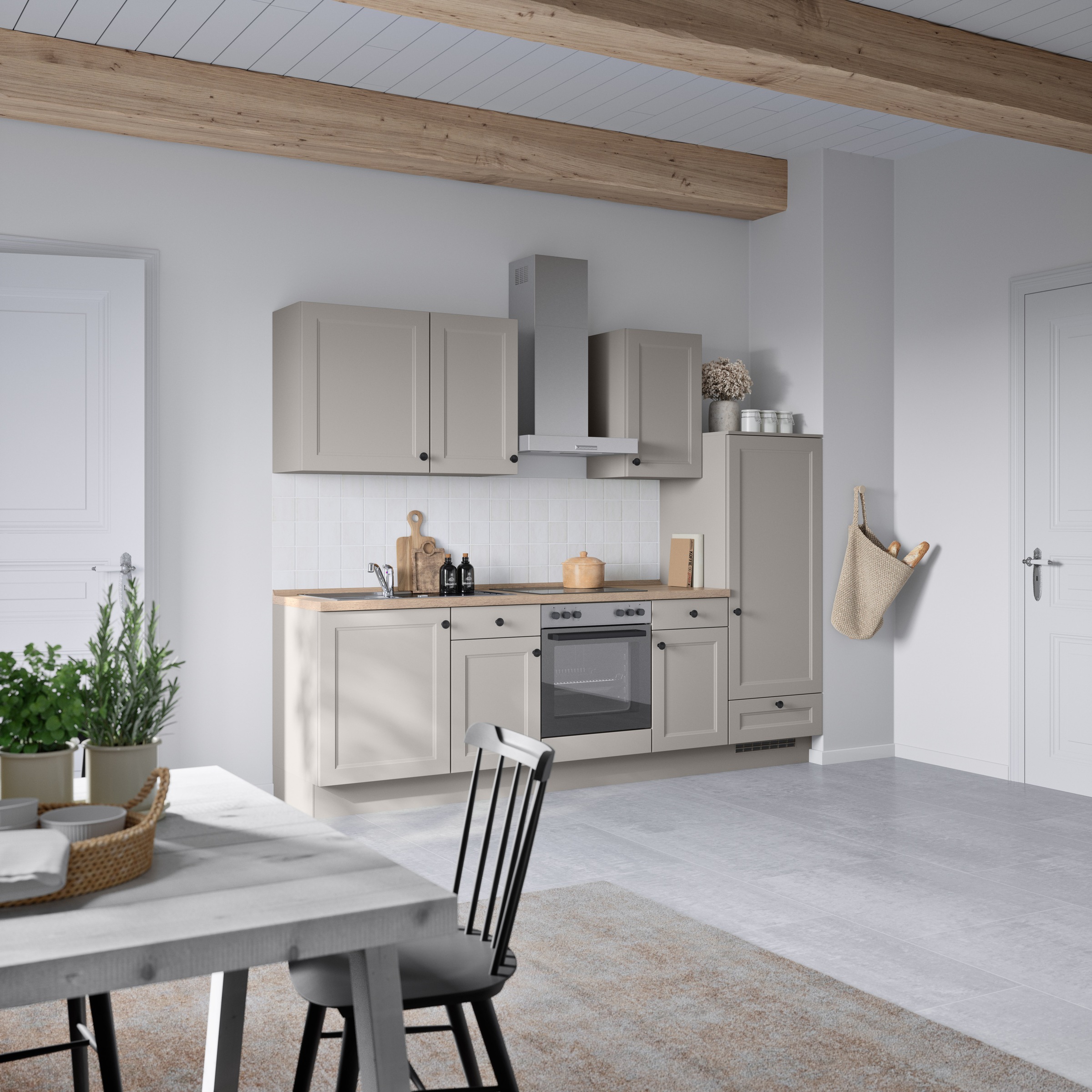 nobilia® Küchenzeile »"Cascada I"«, vormontiert, Ausrichtung wählbar, Breite 270 cm, wahlw. mit E-Geräten