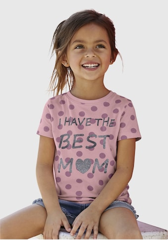 KIDSWORLD T-Shirt »BEST MOM«, süßer Glitzerdruck kaufen