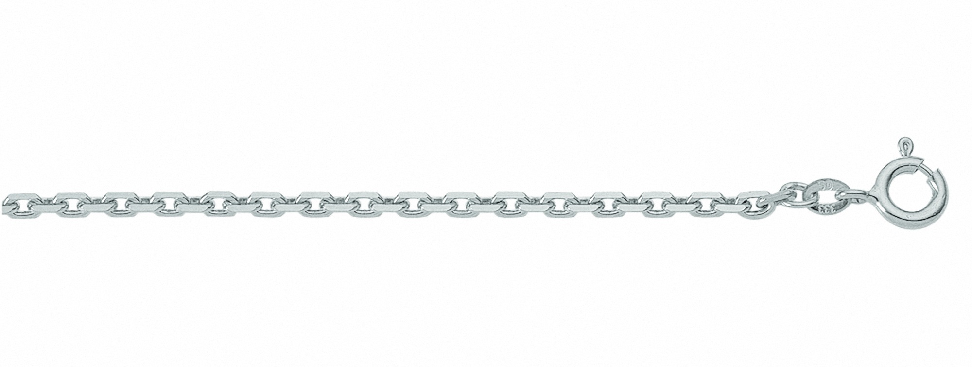 Adelia's 925 Sterling Silver Anchor Chain Necklace Silver 45 cm