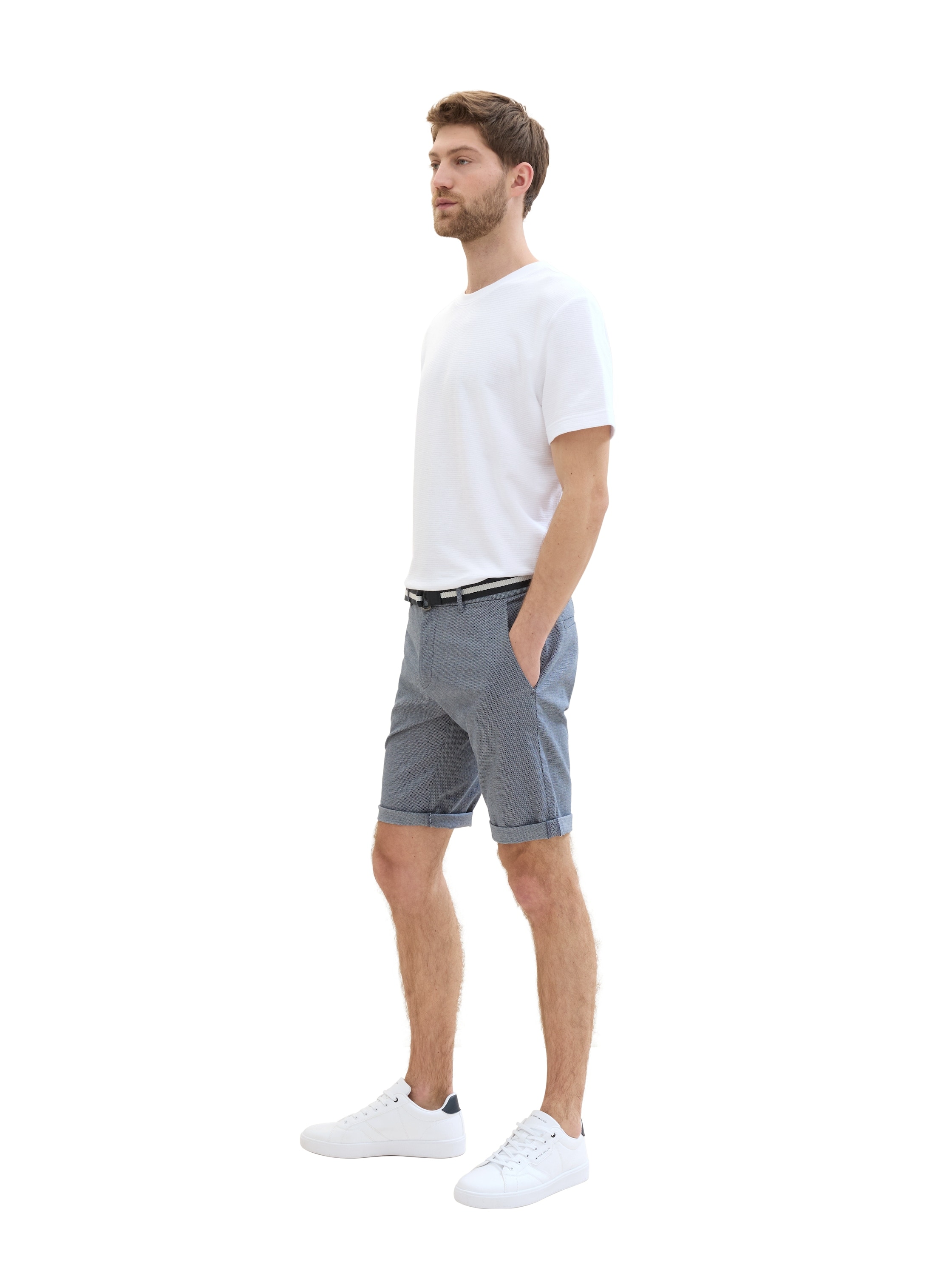 TOM TAILOR Bermudas, mit Gürtel