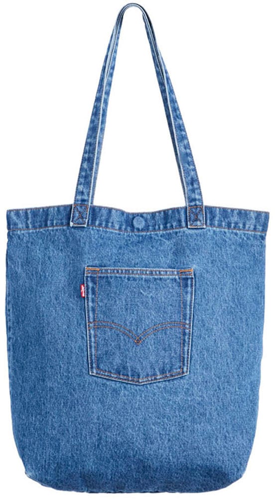 Levis Beuteltasche "LEVIS TOTE" aus Denim, mit Außentasche günstig online kaufen