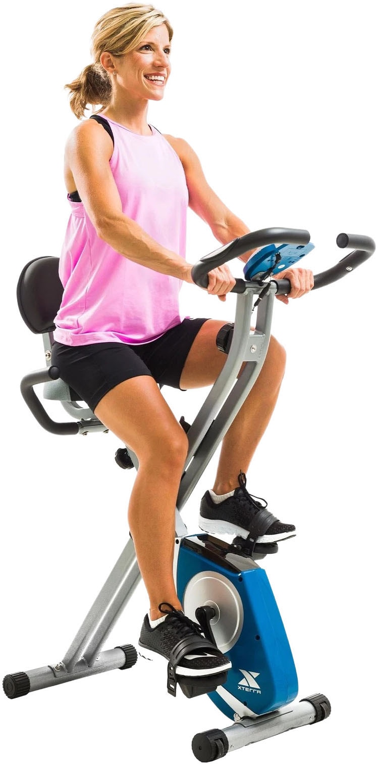 XTERRA FITNESS Heimtrainer "XTERRA FB350 Folding Bike", B:53cm H:128cm L:103cmsilber, Heimtrainer, magnetischer Widerstand