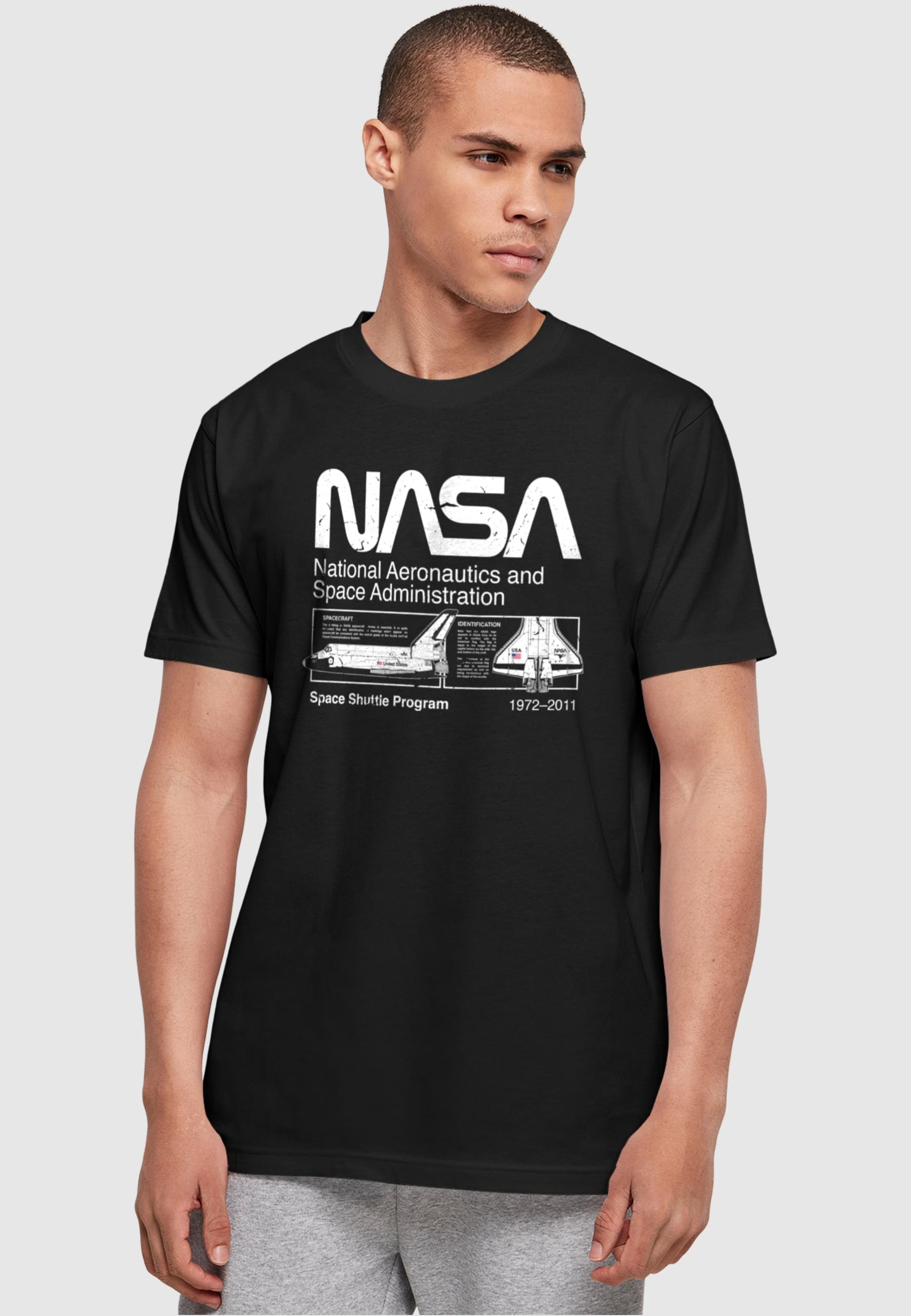 ABSOLUTE CULT T-Shirt »ABSOLUTE CULT Herren Nasa - Space Shuttle Program Basic T-Shirt« 1 Stk. tlg.