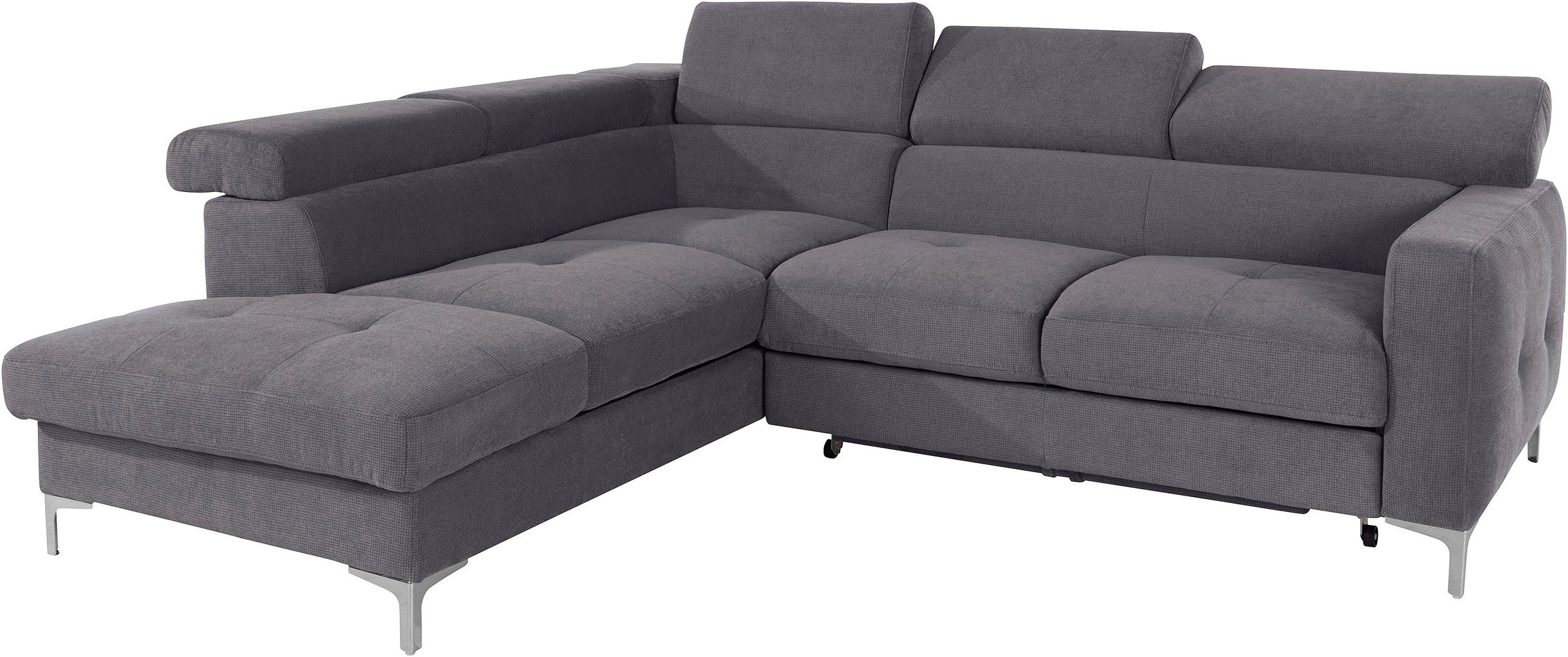 COTTA Ecksofa "Sammy L-Form", mit Kopfteilverstellung, wahlweise mit Bettfu günstig online kaufen