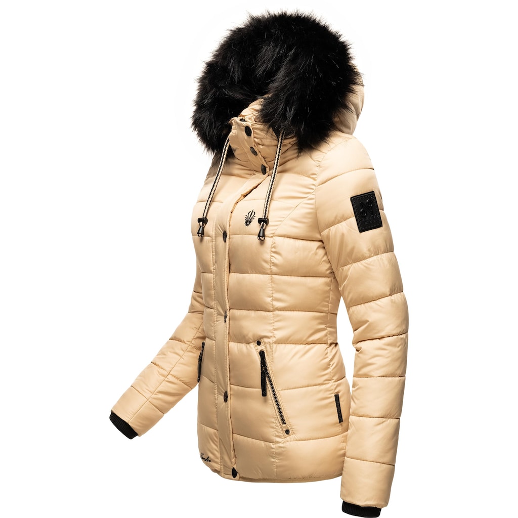 Navahoo Winterjacke »Zuckerbiene«, mit Kapuze