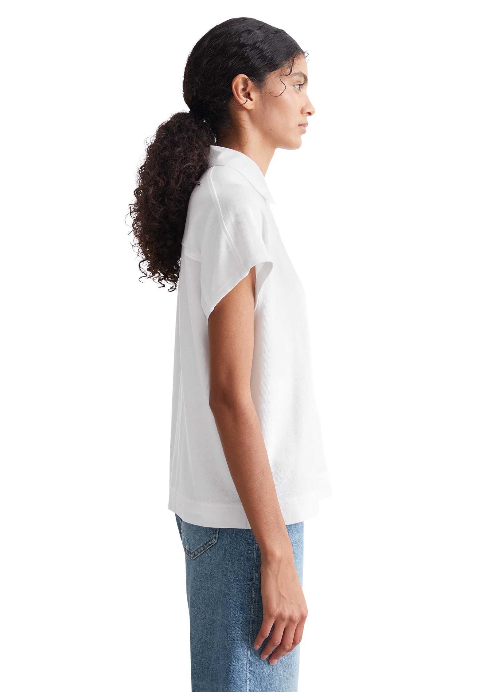 Marc O'Polo Poloshirt »aus leichtem Jersey«