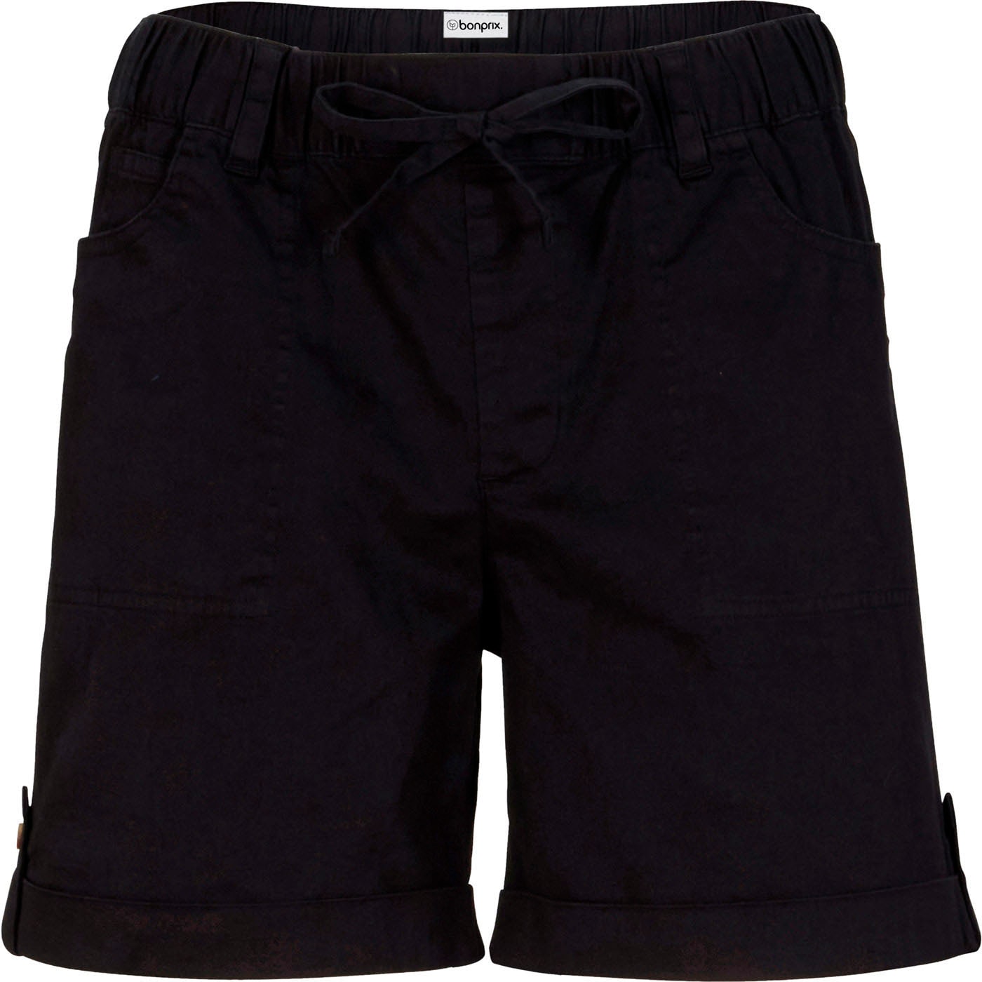 bonprix Bermudas »Baumwoll-Bermuda mit Gummibund«  aus Baumwolle und Elasthan, lockere Passform