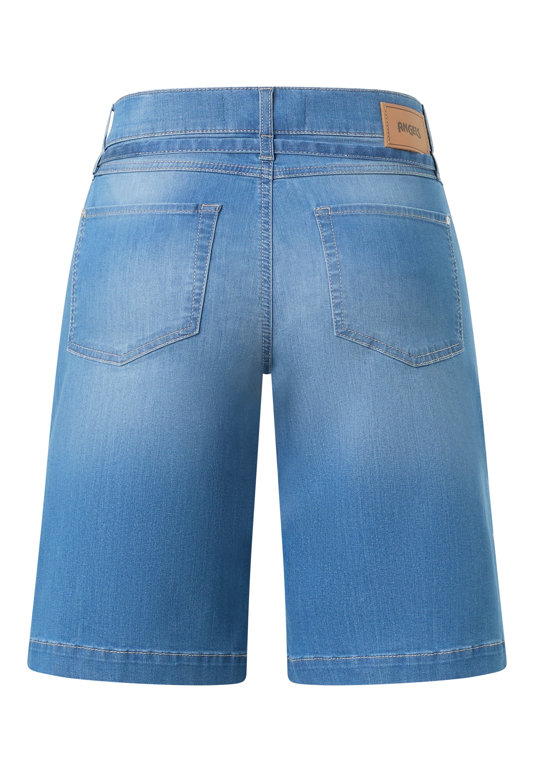 ANGELS Jeansbermudas »LIA CITY« mit Stretch und Bindeband aus Denim