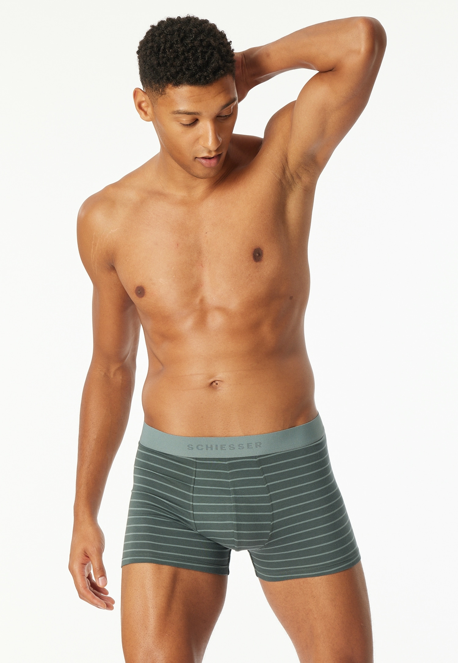 Schiesser Boxer »95/5 Multipacks« 3er Pack,  ohne Eingriff, softer Logo-Webgummibund