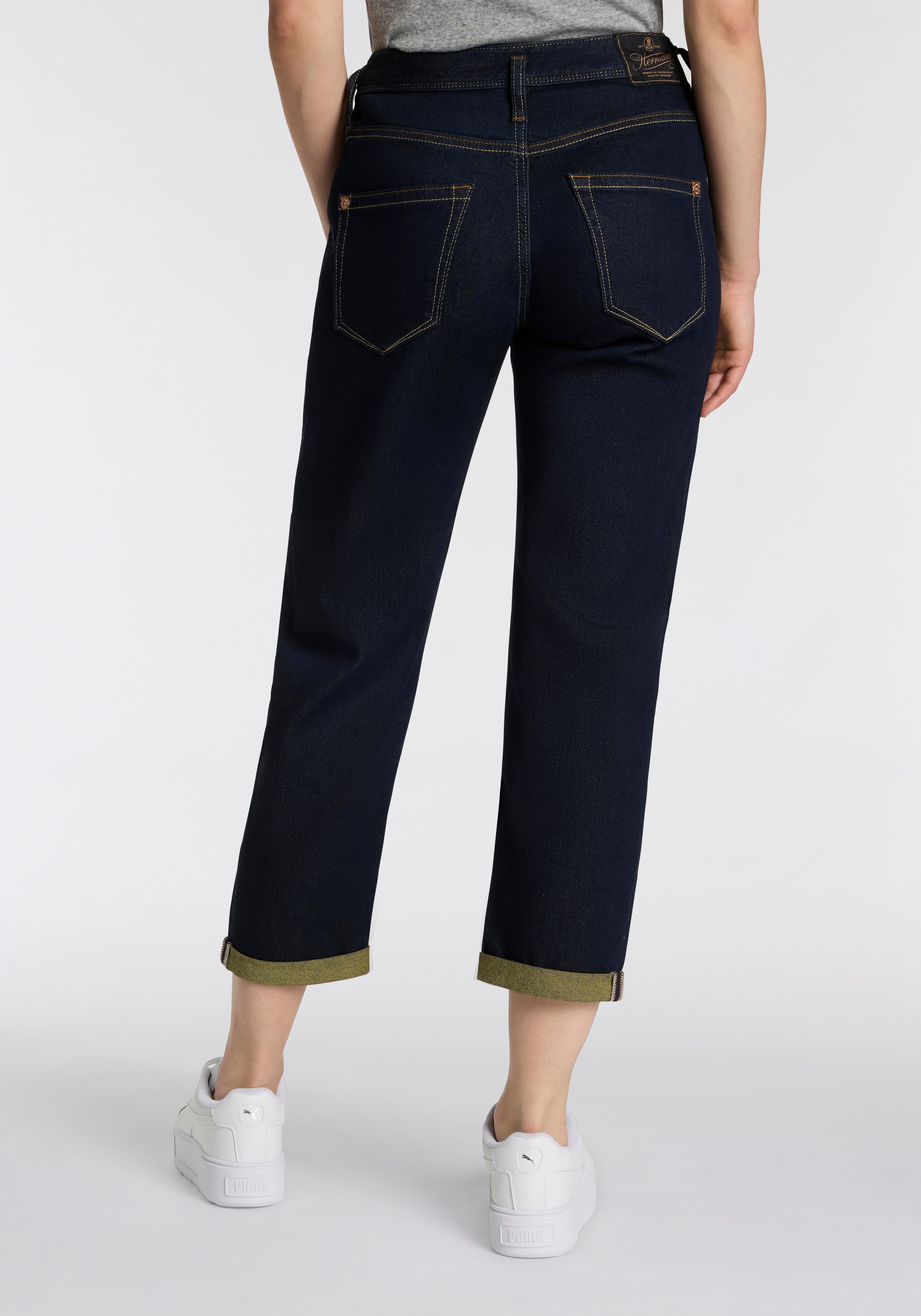 Herrlicher Boyfriend-Jeans "Shyra Tap Denim Comfort", mit Umschlagsaum günstig online kaufen
