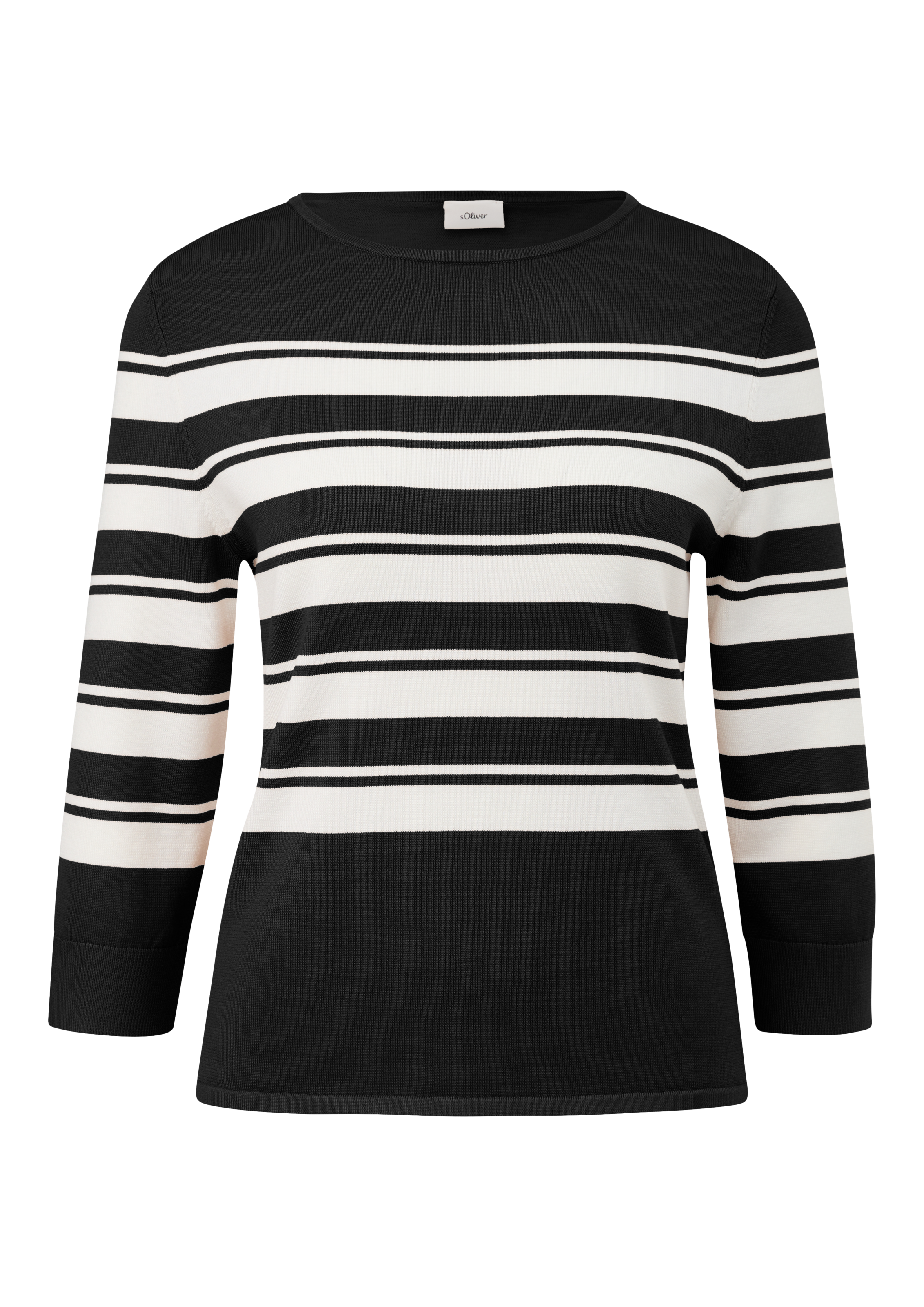 s.Oliver BLACK LABEL Streifenpullover, mit Streifenmuster