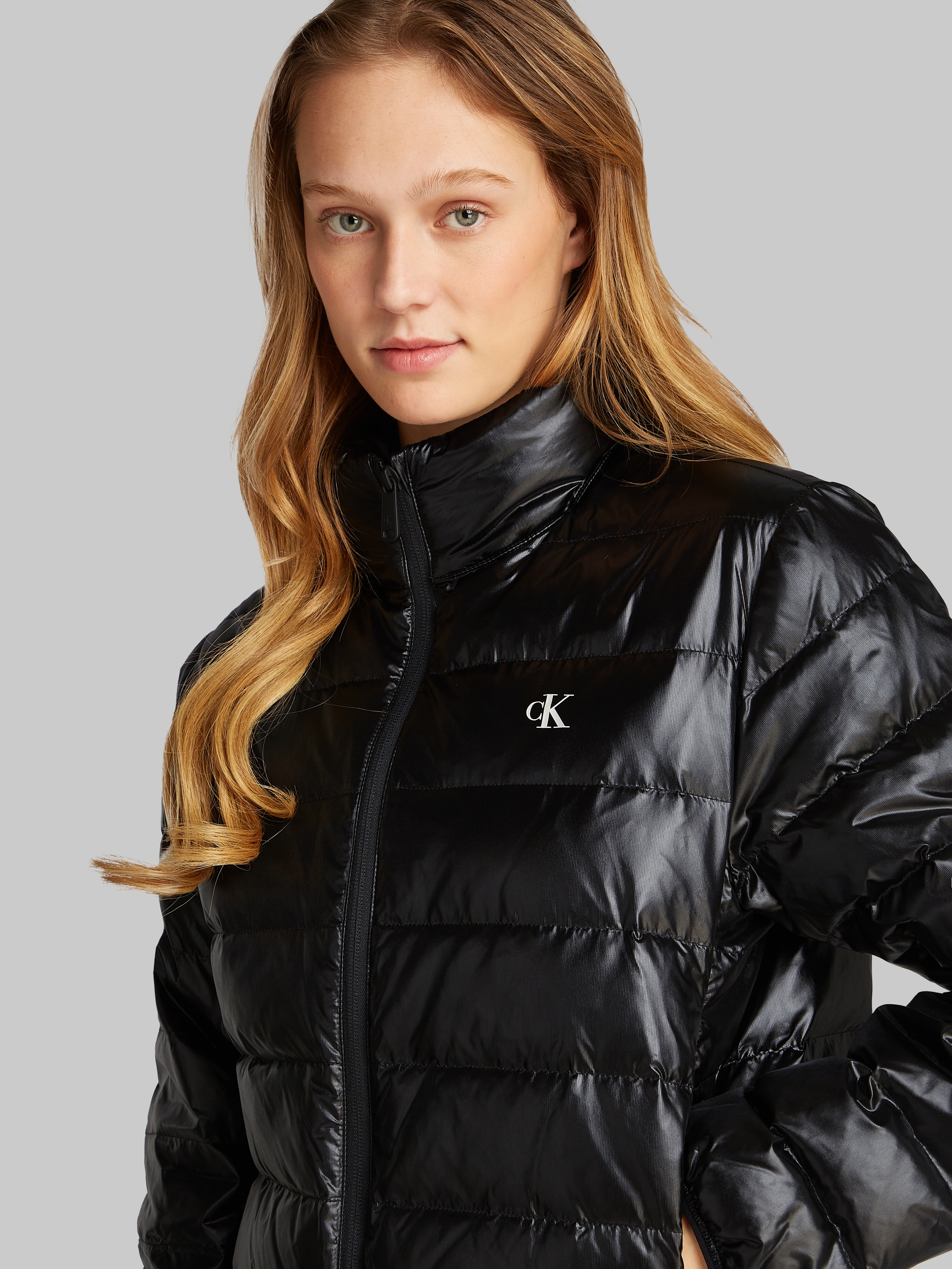 Calvin Klein Jeans Steppjacke "UL DOWN SHINE PUFFER", mit Logodruck günstig online kaufen