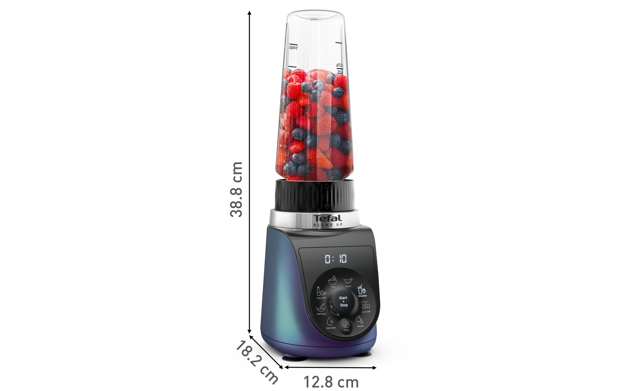 Tefal Standmixer »BL19H4 Blend Up« 1000 W 8 automatische Programme, kompakt, Silence-Modus