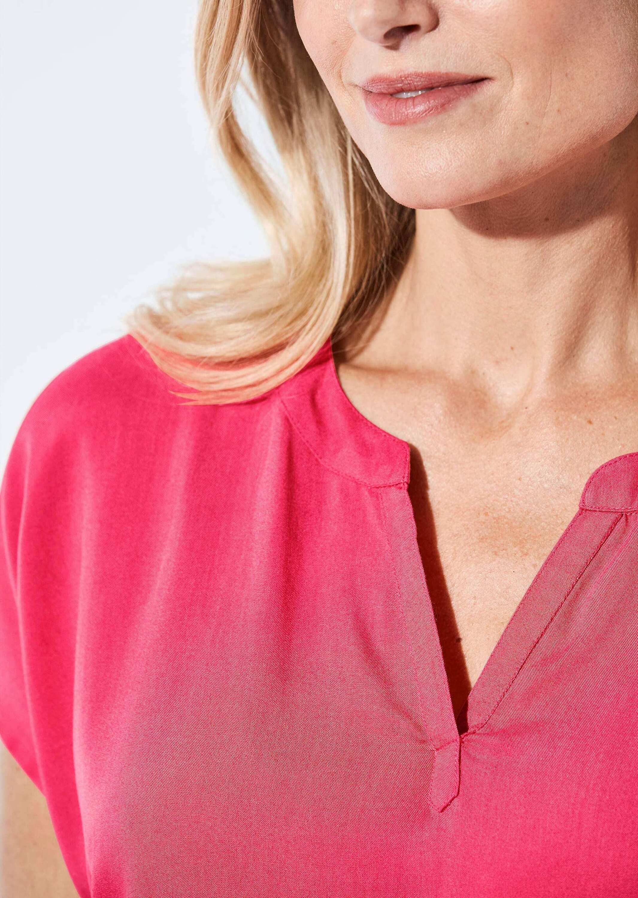 GOLDNER Schlupfbluse »Bluse Bluse mit Tunika Ausschnitt«
