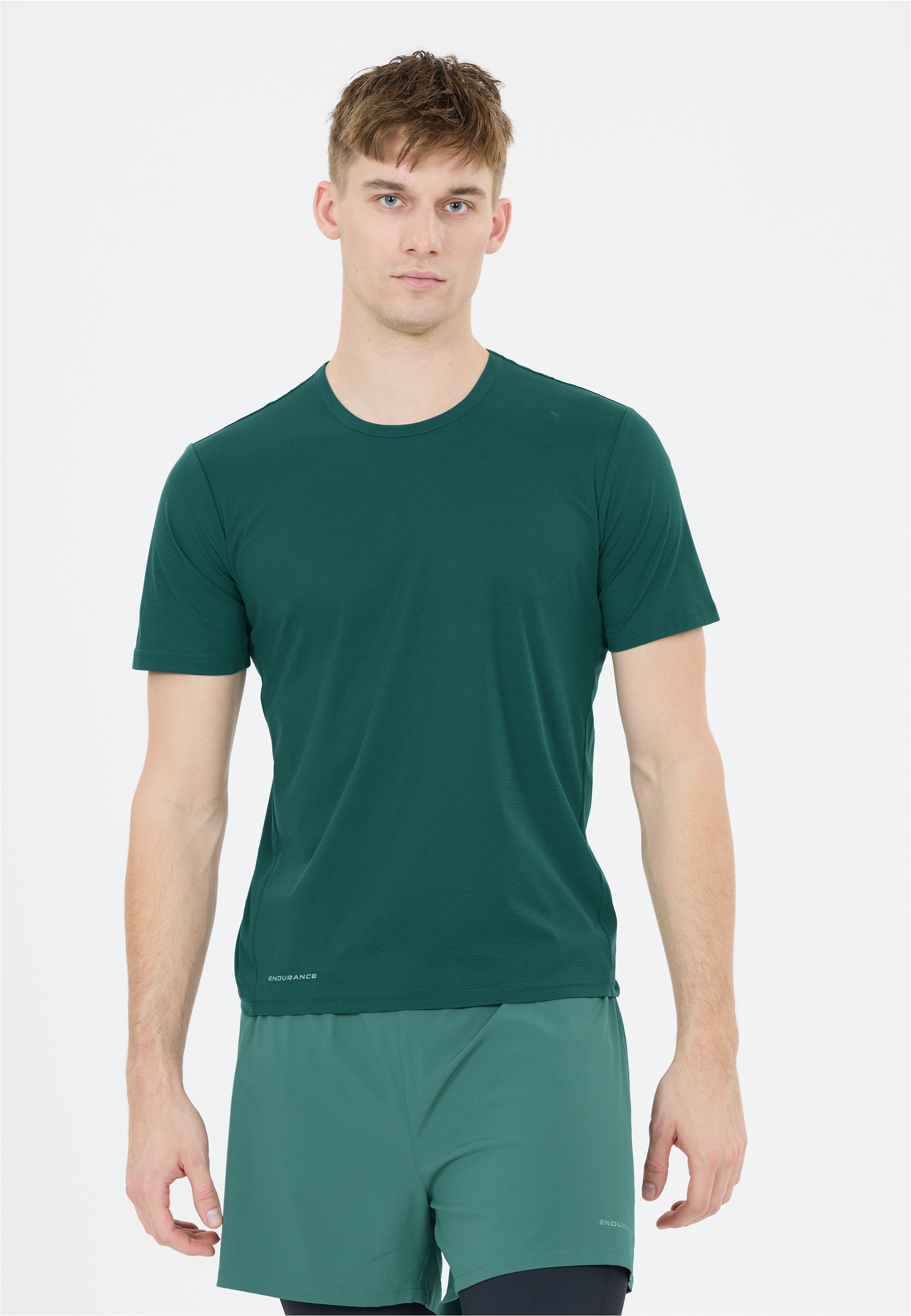 ENDURANCE Herren Funktionsshirt "Earriba"dunkelgrün, Gr. XL, unifarben, 100% Polyester, Shirts, mit Quick Dry-Funktion