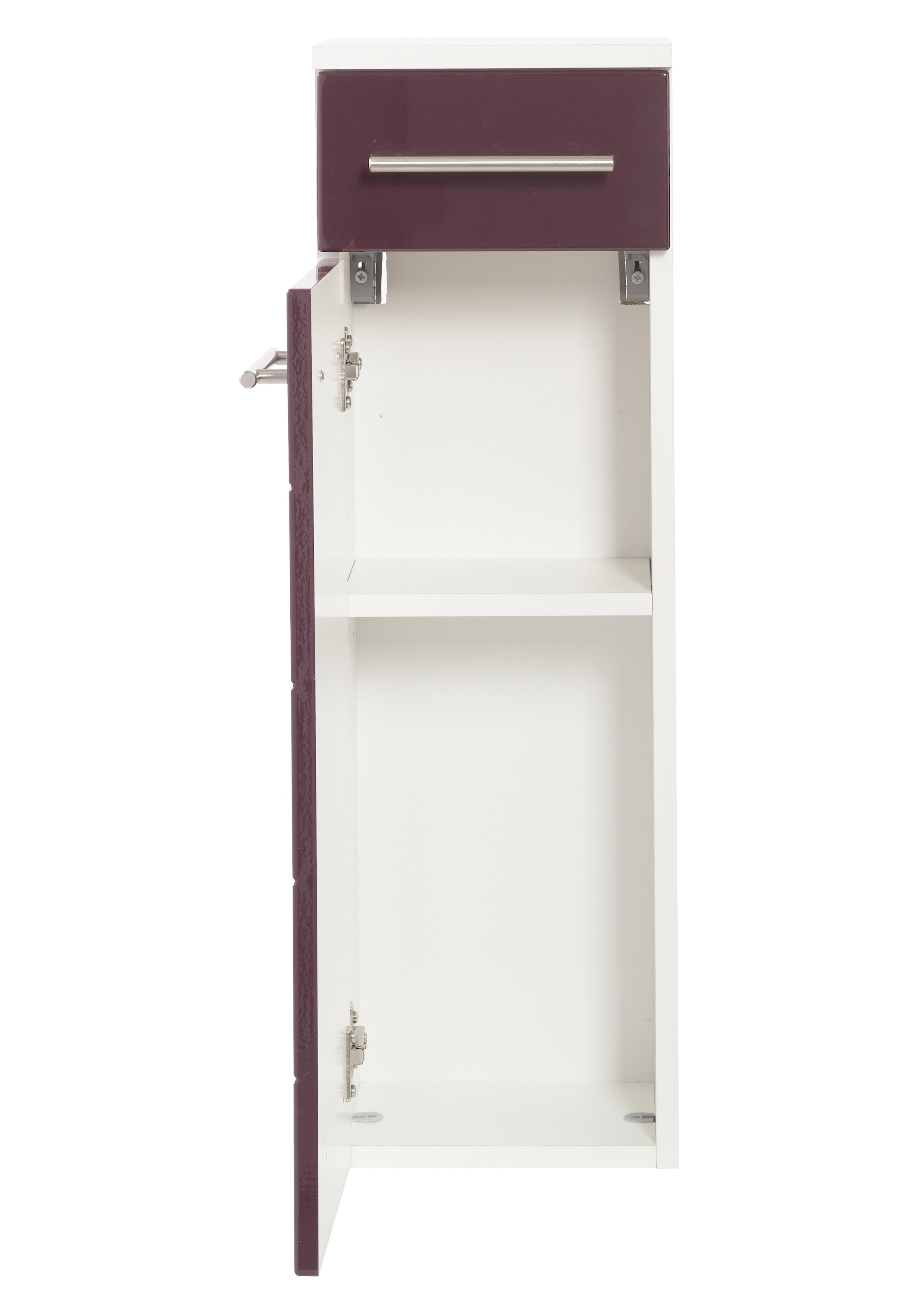 welltime Unterschrank »Porto«, Breite 25 cm, mit hochglänzenden Fronten