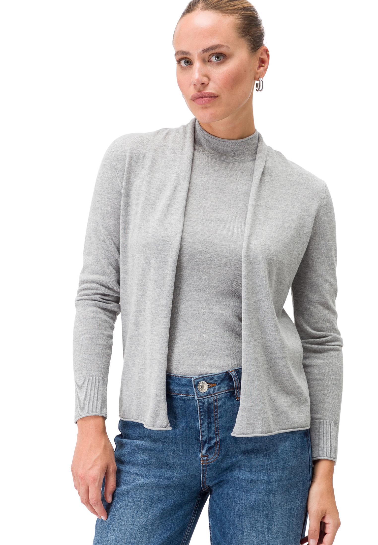 Strickjacke »zero Cardigan offener Style«, Plain/ohne Details