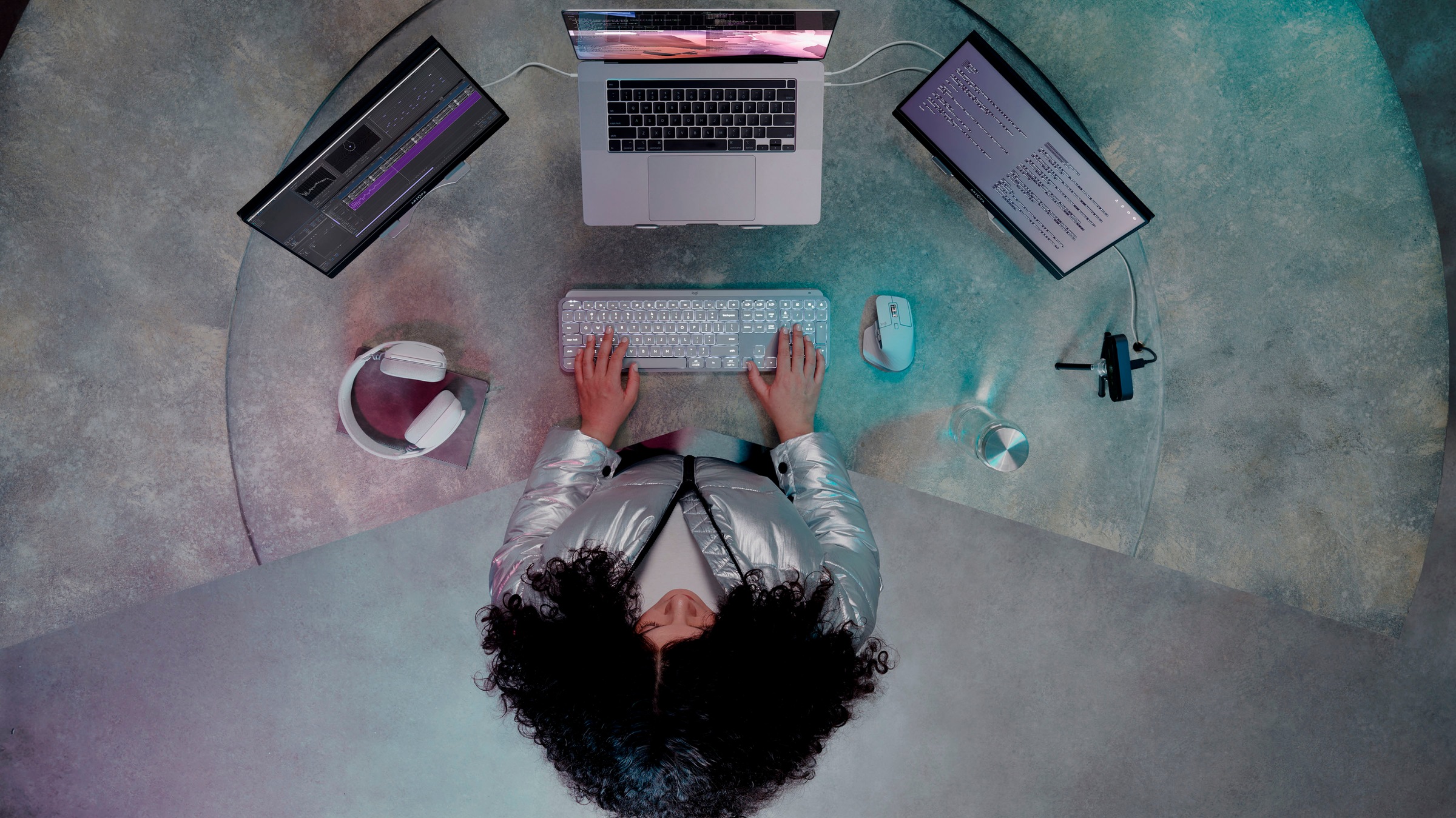 Logitech Wireless-Tastatur »MX Keys S« (Fn-Tasten | USB-Anschluss | Ziffernblock)