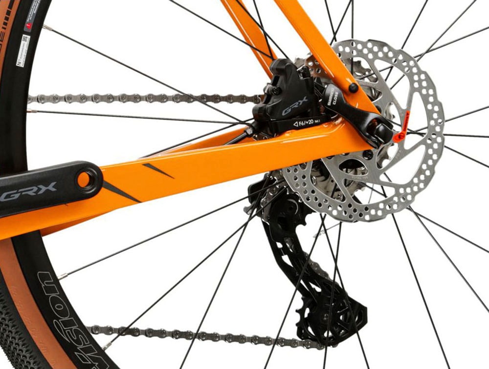 Kross Gravelbike »KROSS Gravelbike Esker 8.0 28" orange 24 Gänge«, 24 Gang, Shimano, GRX RX820 Schaltwerk, Kettenschaltung