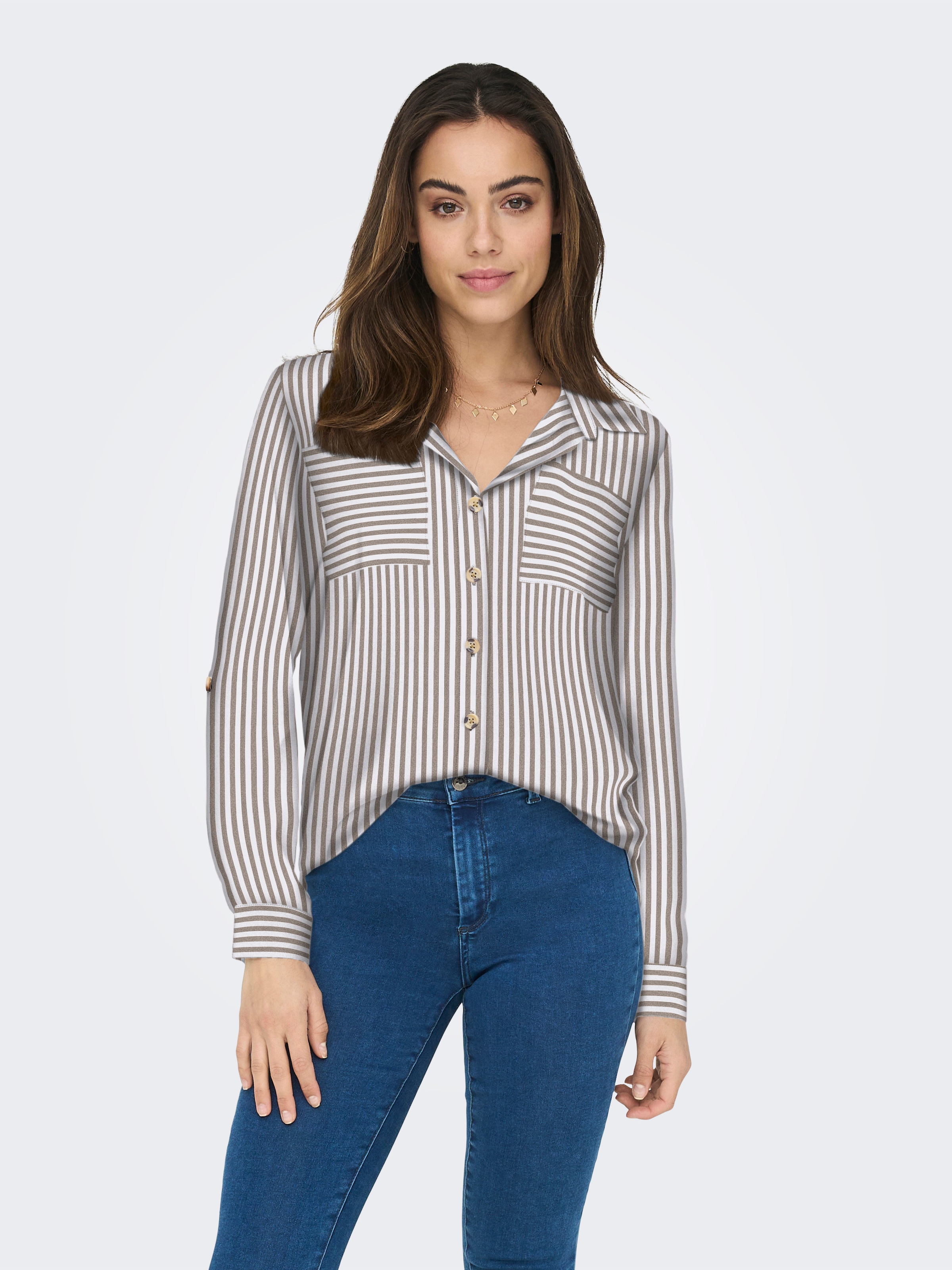 ONLY Hemdbluse "ONLYASMIN SHIRT L/S WVN NOOS" günstig online kaufen