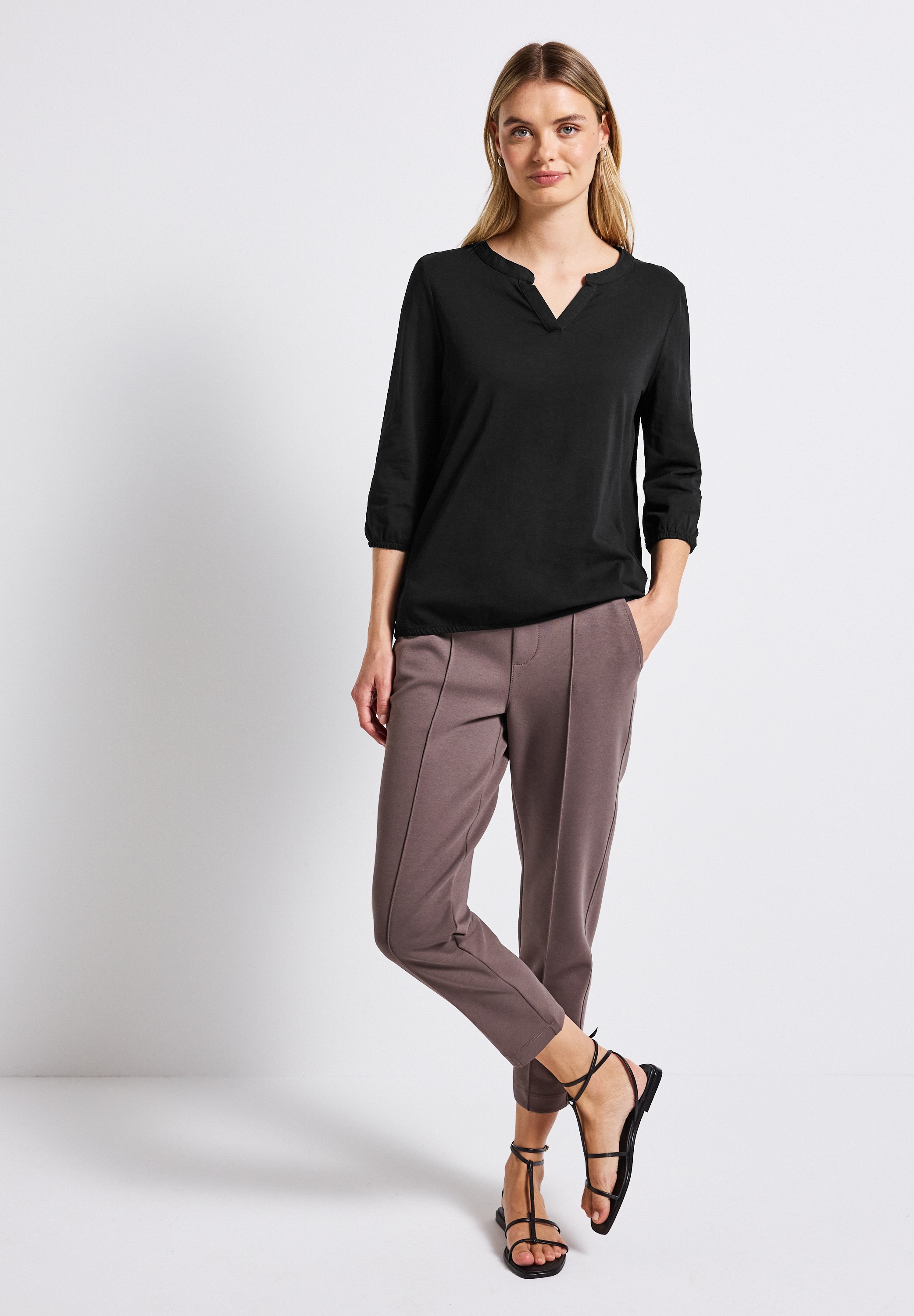 Thumbnail - STREET ONE T-Shirt aus reiner Baumwolle