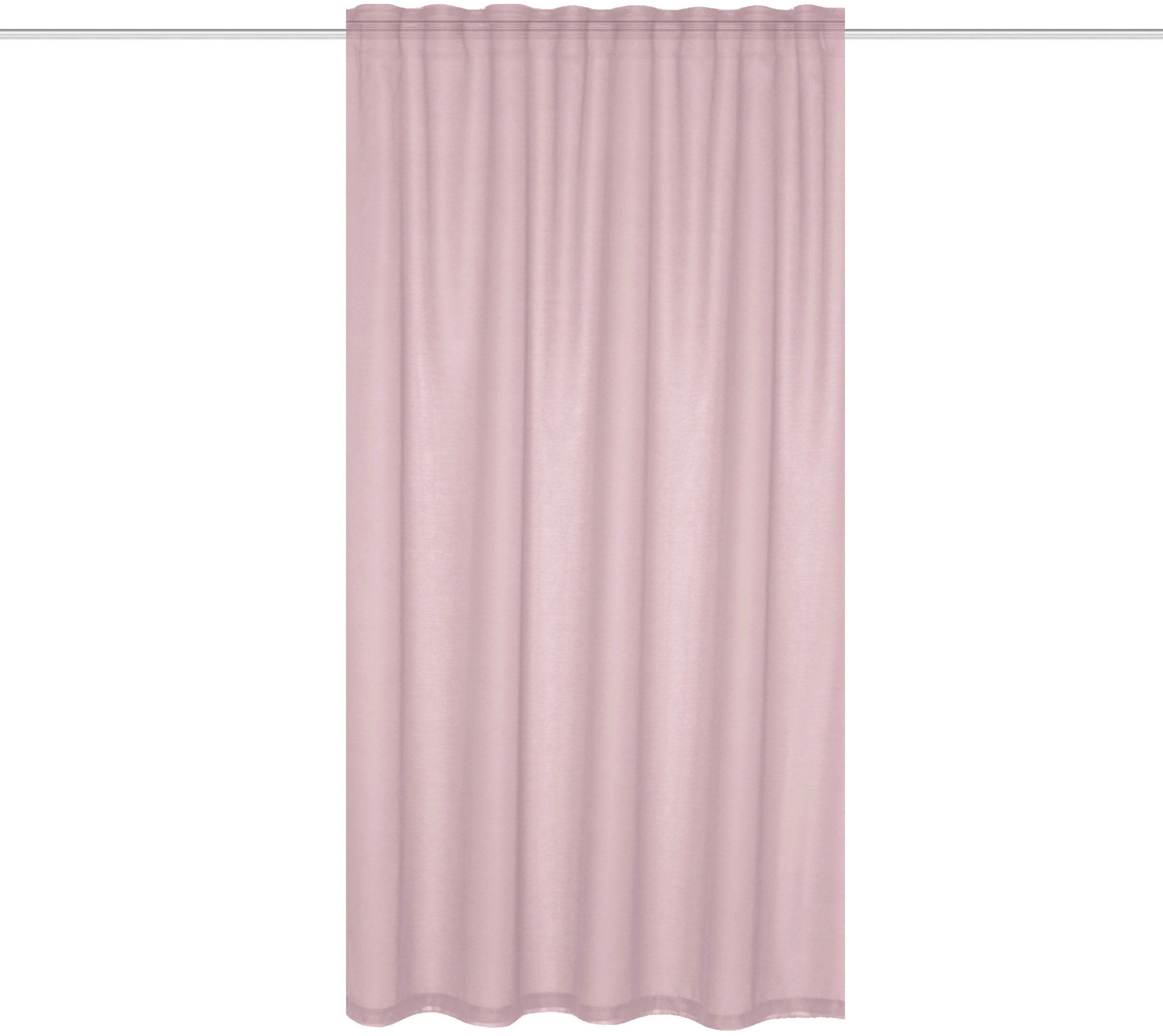 HOME WOHNIDEEN Gardine "DOLLY" Multifunktionsband 1 Stk. tlg. transparent günstig online kaufen