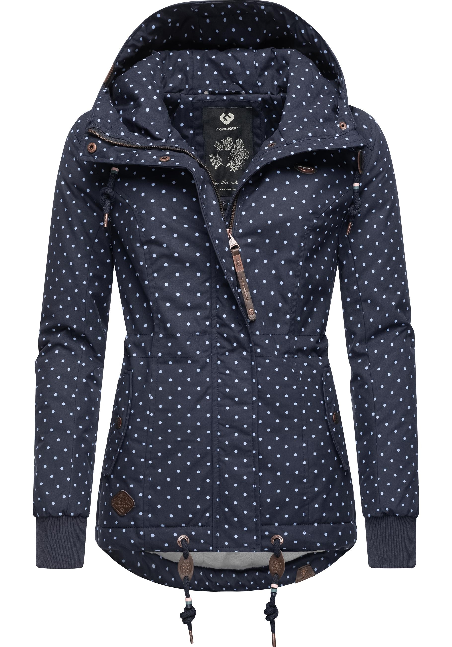 Ragwear Winterjacke "Danka Dots Intl." mitKapuze stylische Winter Outdoorja günstig online kaufen