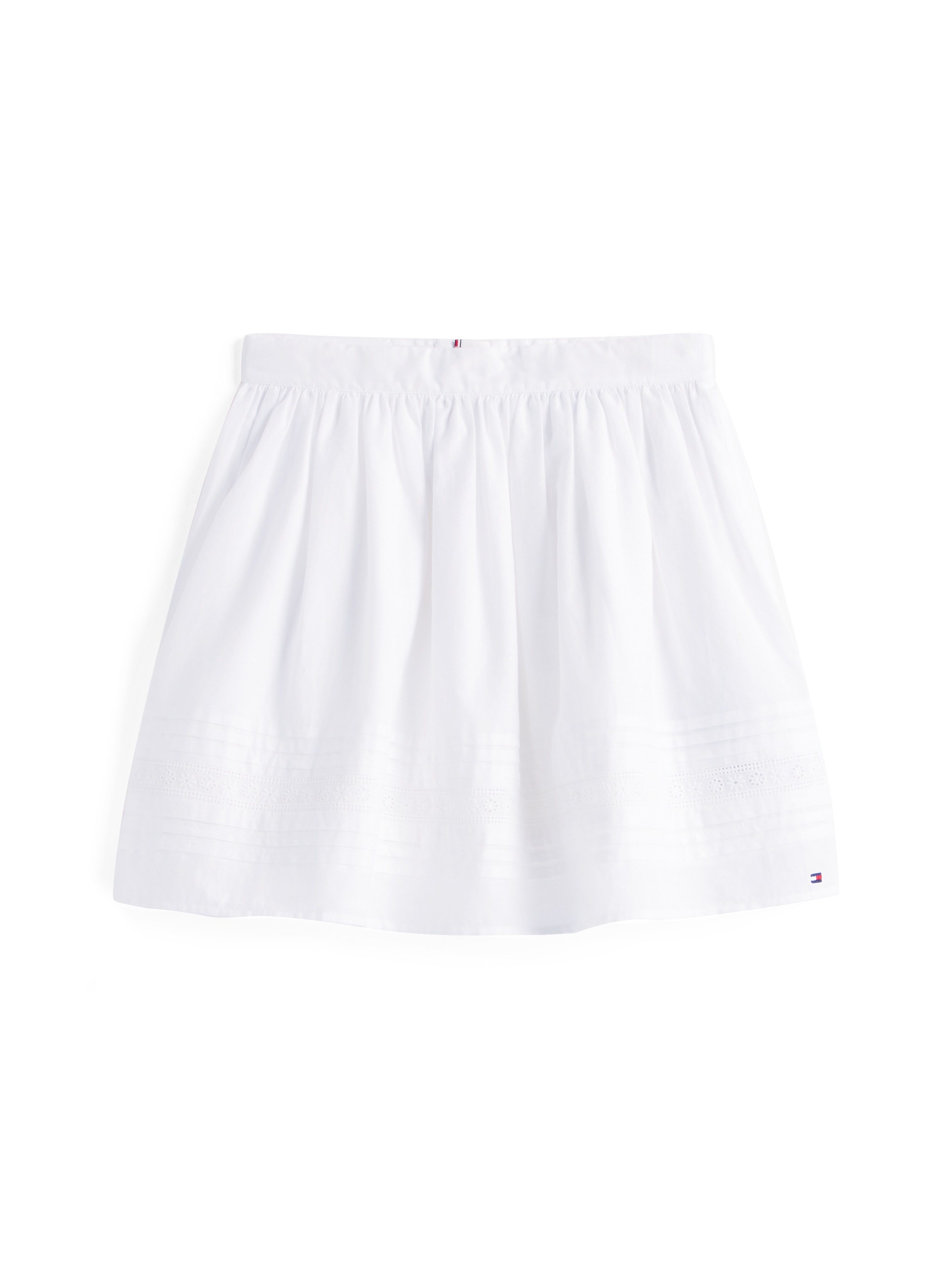 Tommy Hilfiger Webrock »EMBROIDERED TAPE SKIRT«, für Kinder bis 16 Jahre, mit Stickerei