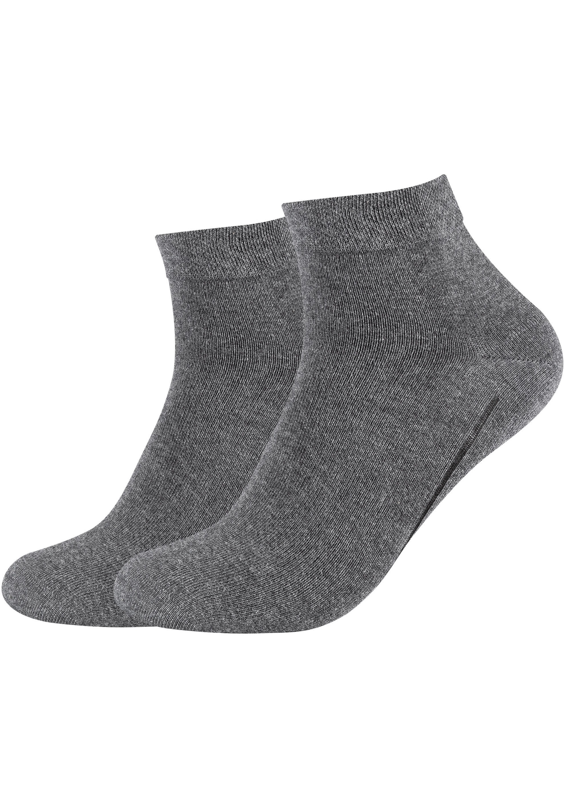Camano Kurzsocken »ca-soft«, (4 Paar), mit weichen Komfortbündchen