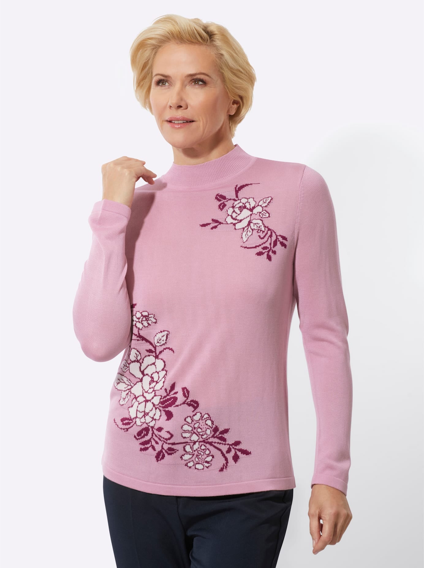 Classic Stehkragenpullover "Stehkragen-Pullover" günstig online kaufen