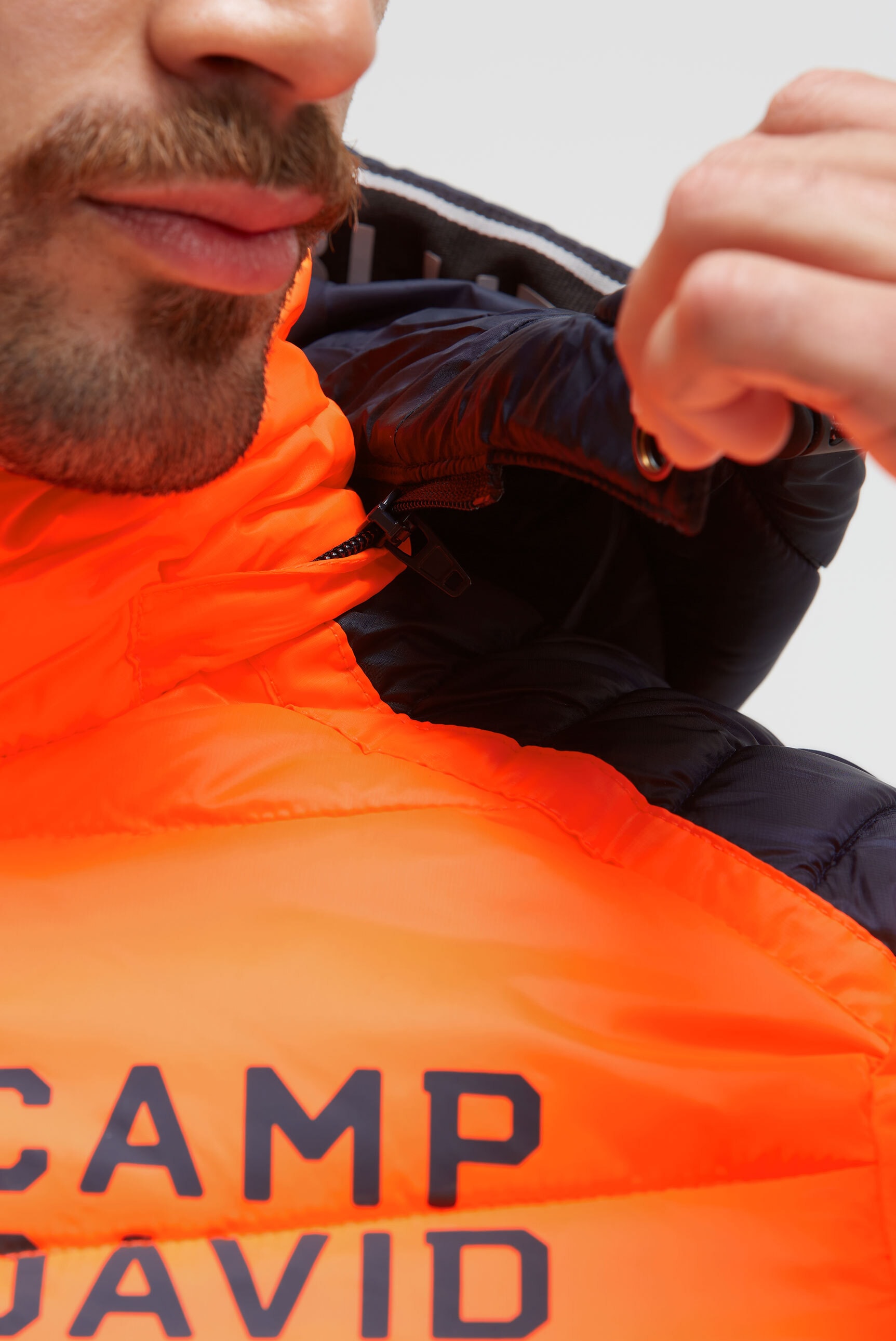 CAMP DAVID Winterjacke, mit Kapuze, mit abtrennbarer Kapuze