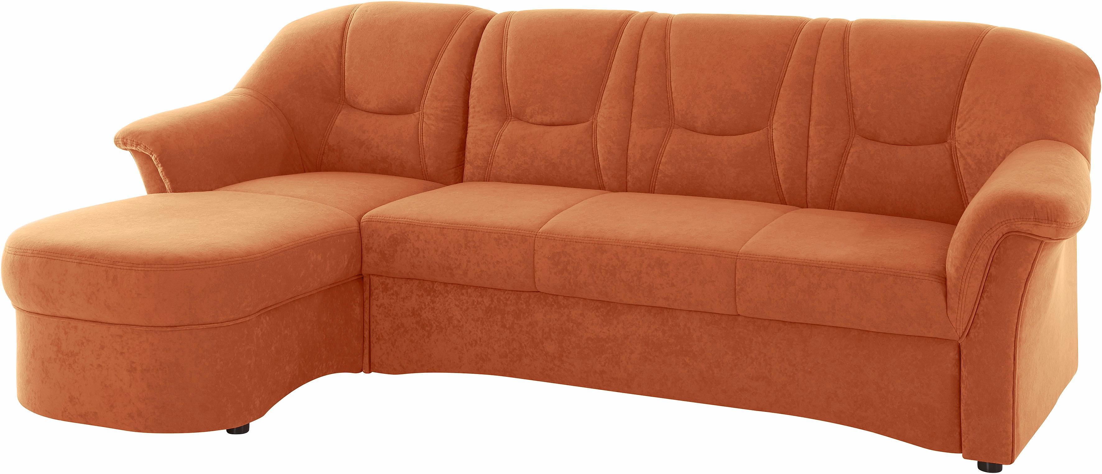 Thumbnail - DOMO collection Ecksofa "Sarafina zeitlos und komfortabel, optional mit Federkern, L-Form", wahlweise mit Bettfunktion