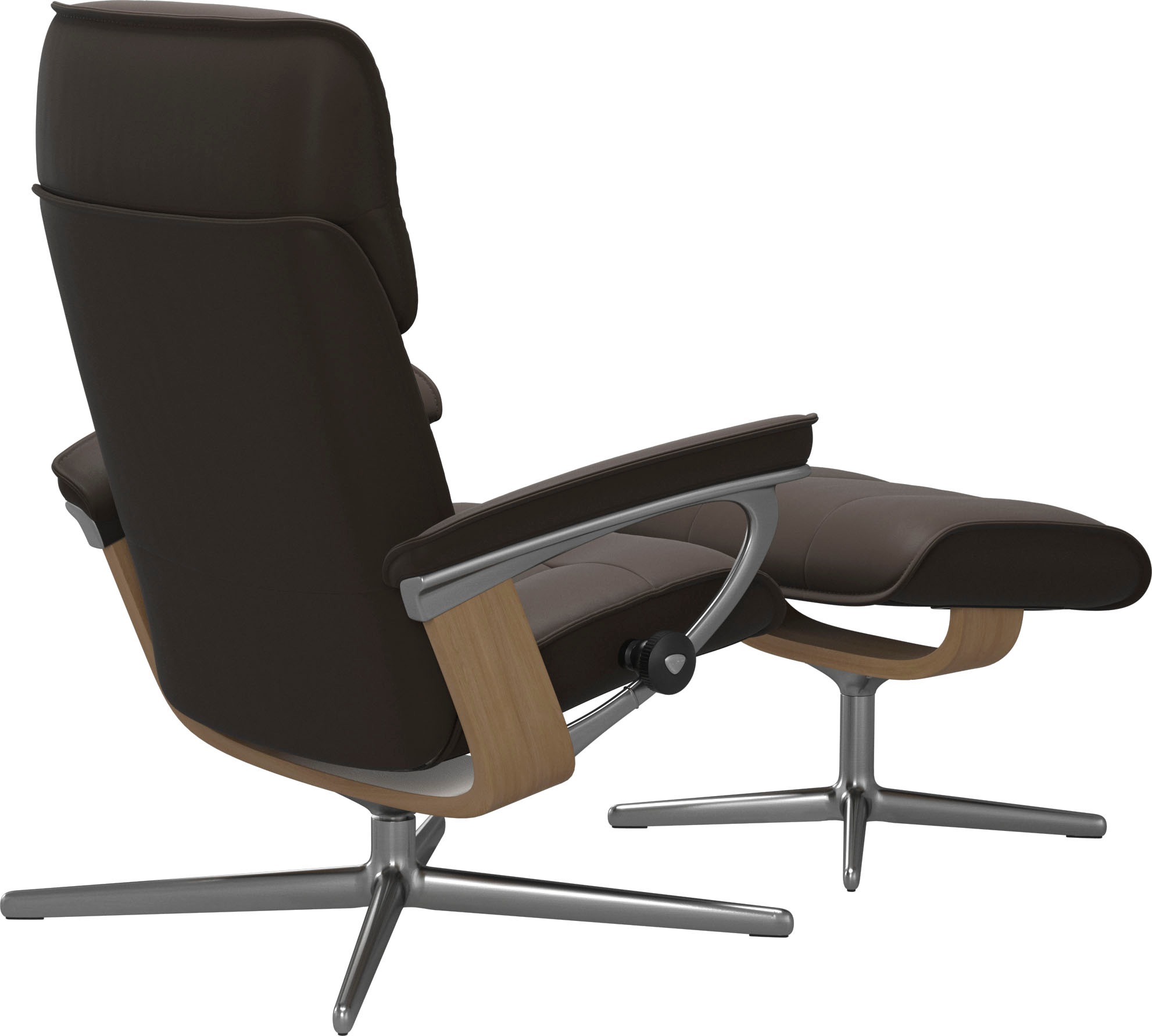 Thumbnail - Stressless Relaxsessel "Admiral", mit Cross Base, Größe M & L, Holzakzent Eiche