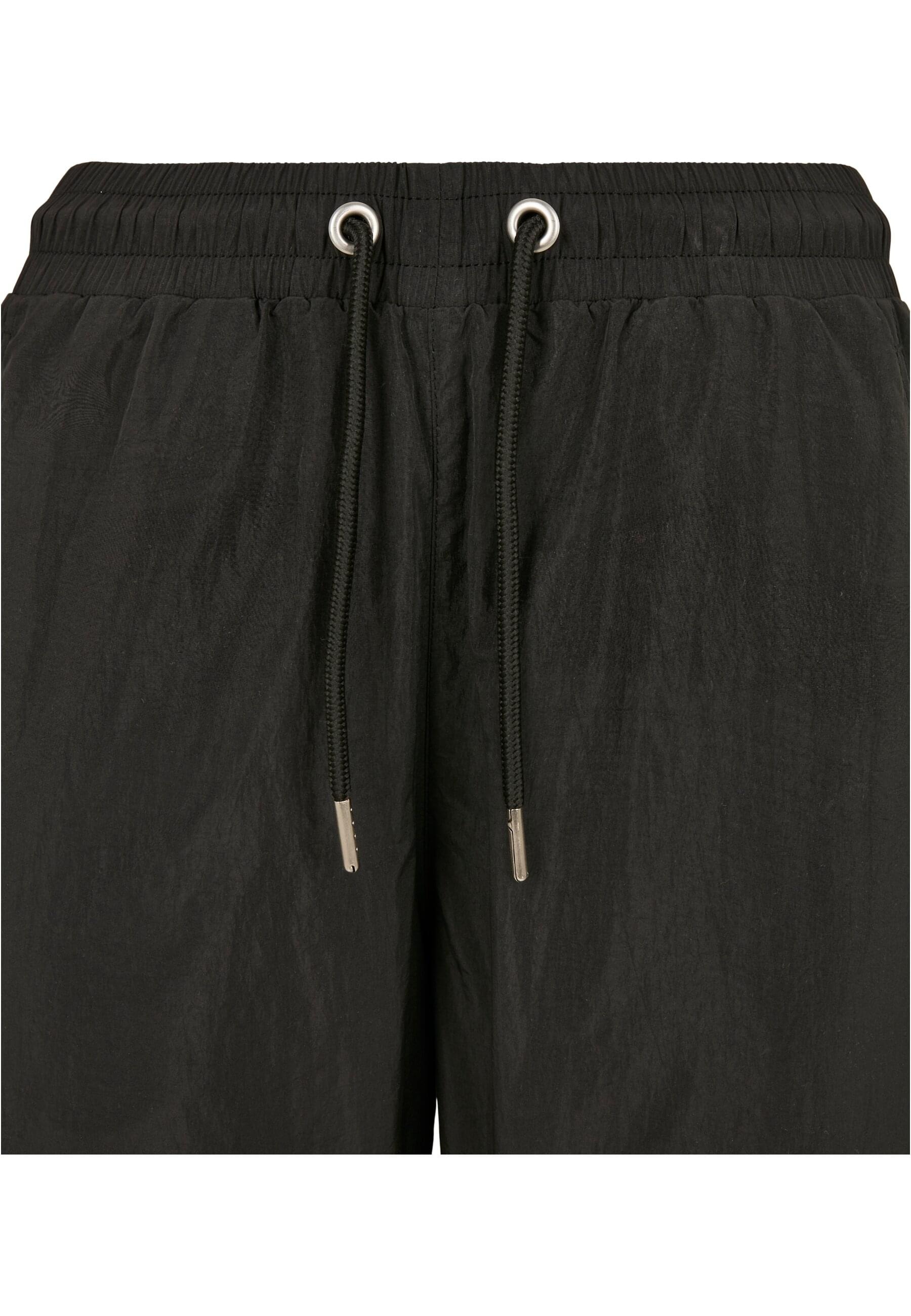 URBAN CLASSICS Cargohose »Urban Classics Damen Ladies High Waist Crinkle Nylon Cargo Pants«, (1 tlg.)