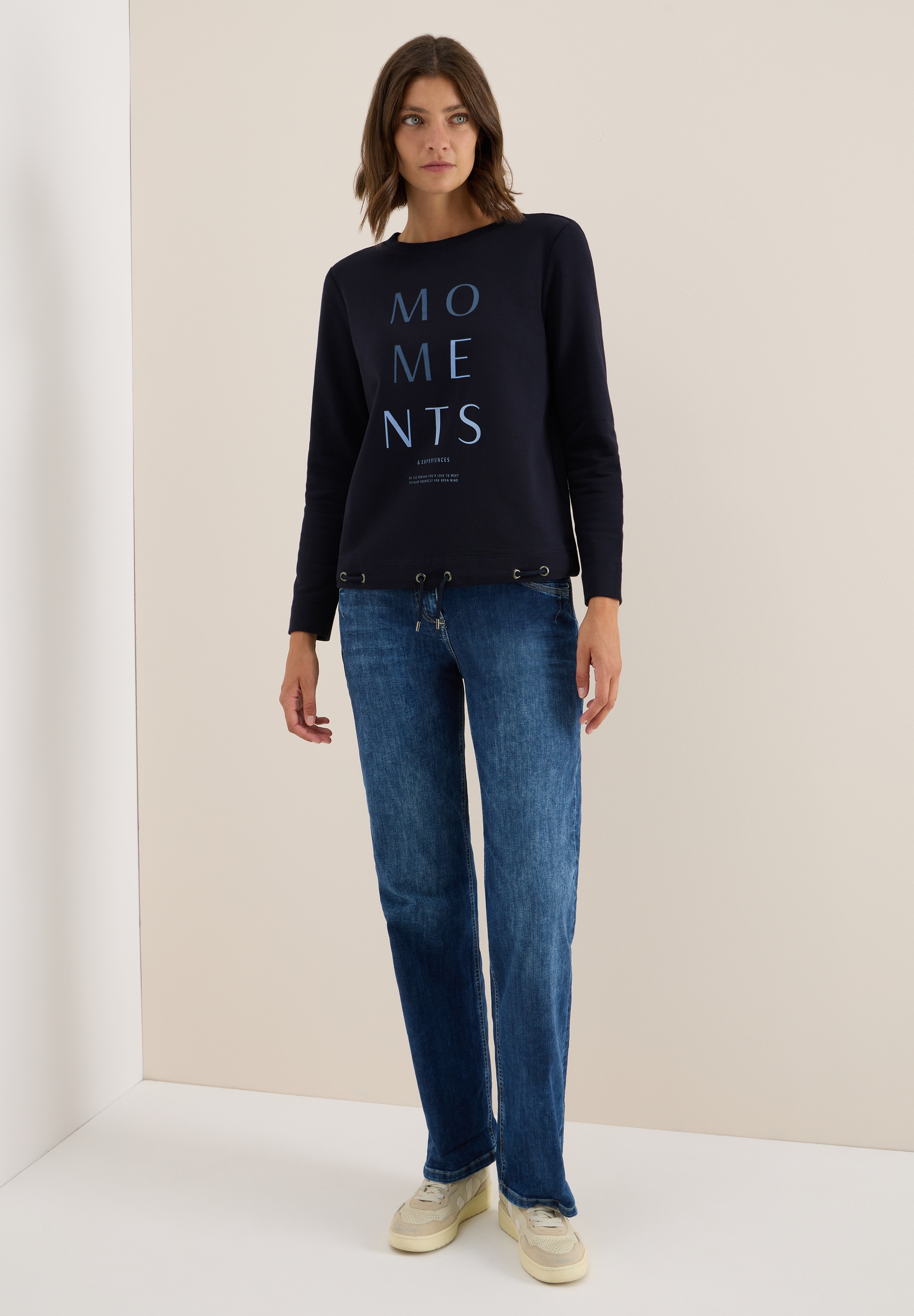 Cecil Sweatshirt, im soften Baumwoll-Mix