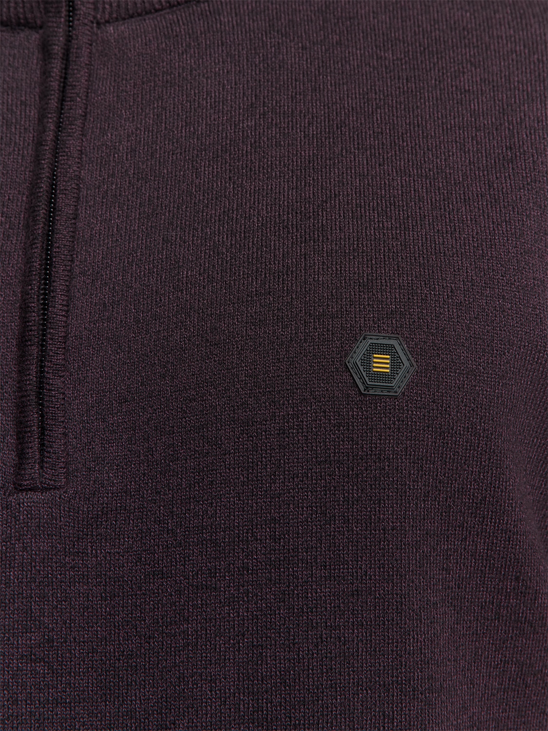 NO EXCESS Rundhalspullover »No Excess Pullover mit halbem Reißverschluss«