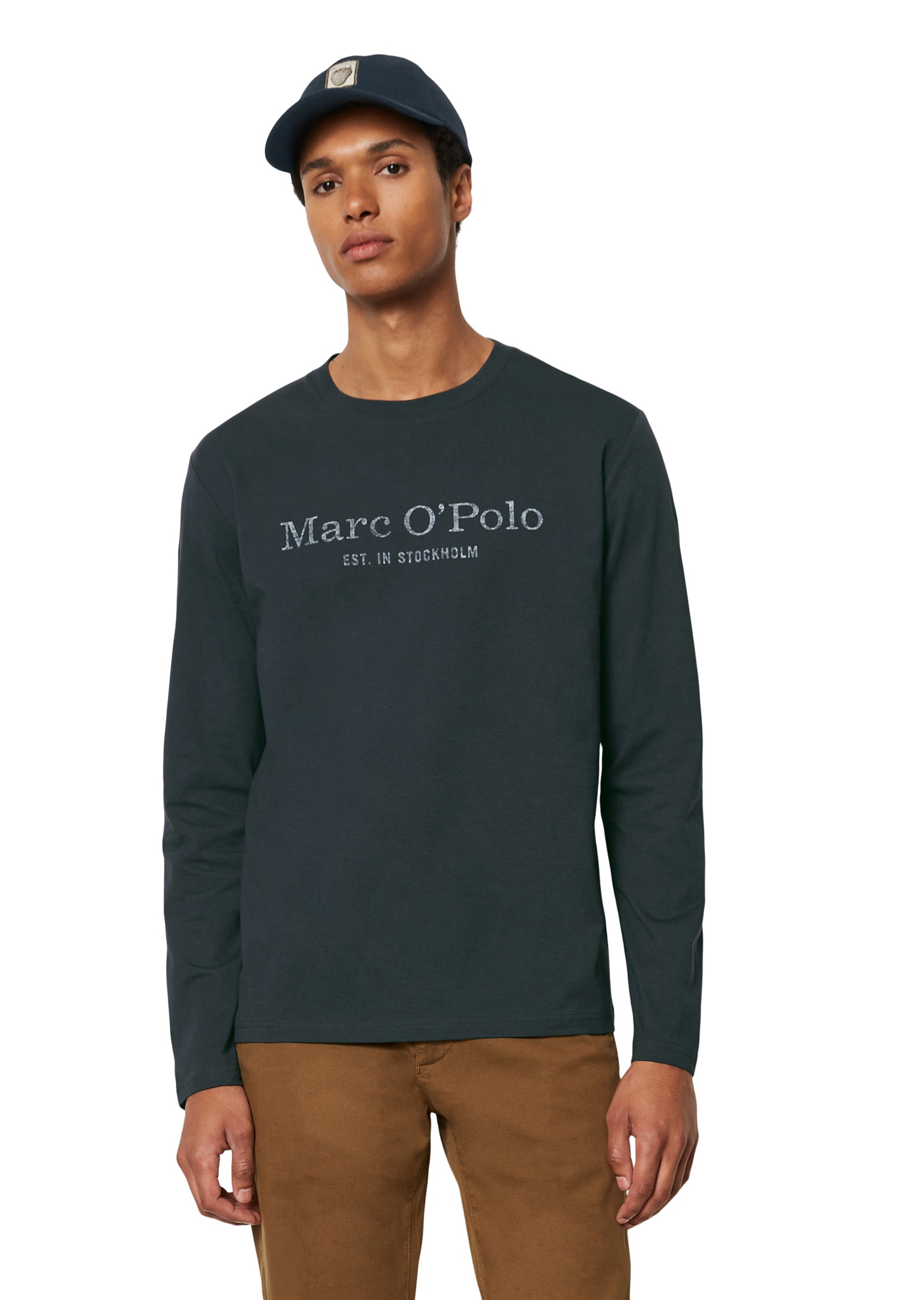 Marc O'Polo Langarmshirt »aus hochwertiger Bio-Baumwolle«