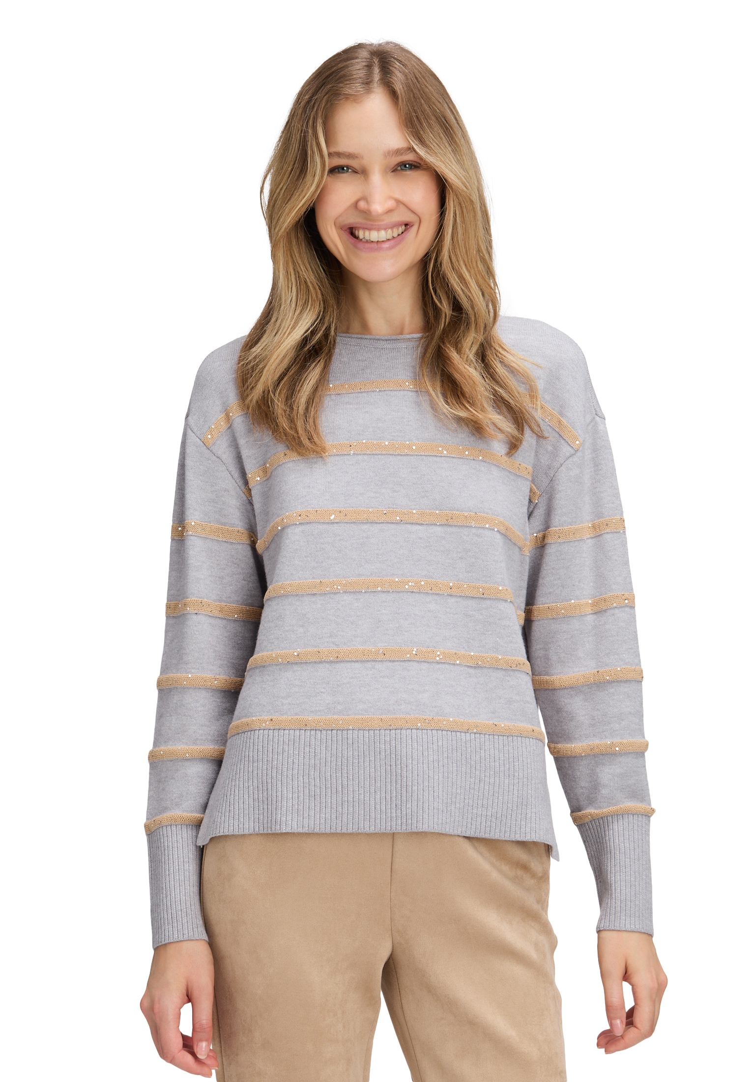 Betty Barclay Strickpullover "Betty Barclay Damen Strickpullover mit Paille günstig online kaufen