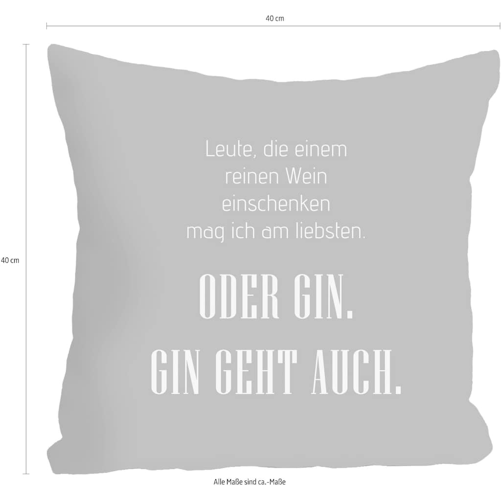 queence Dekokissen »Wein & Gin«