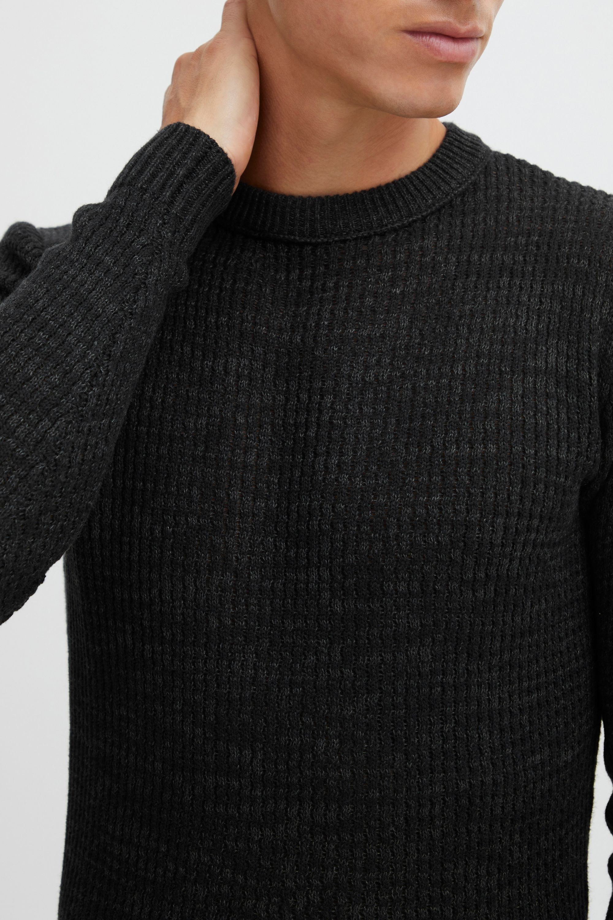 Indicode Strickfleece-Pullover »Strickpullover IDValerio«