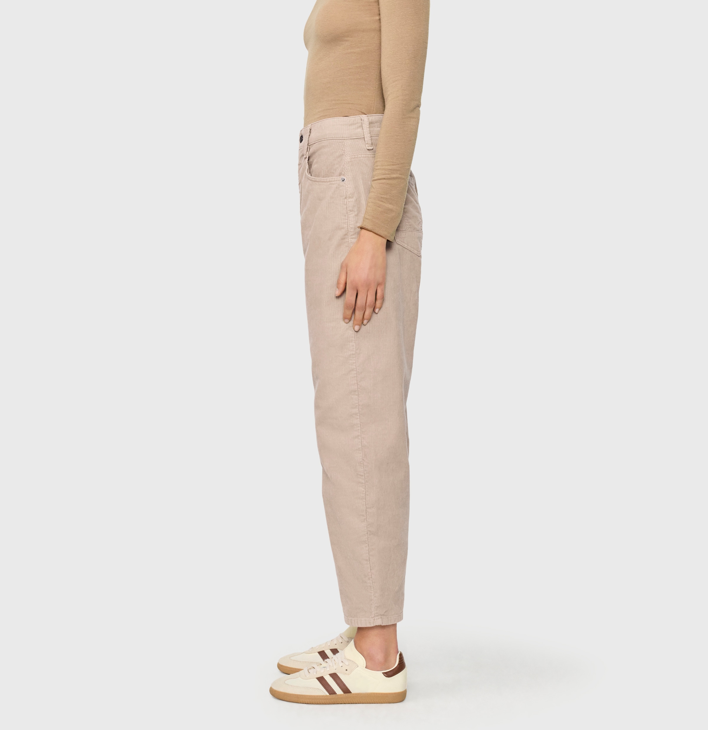 MAC Cordhose  5-Pocket-Style, weites Bein
